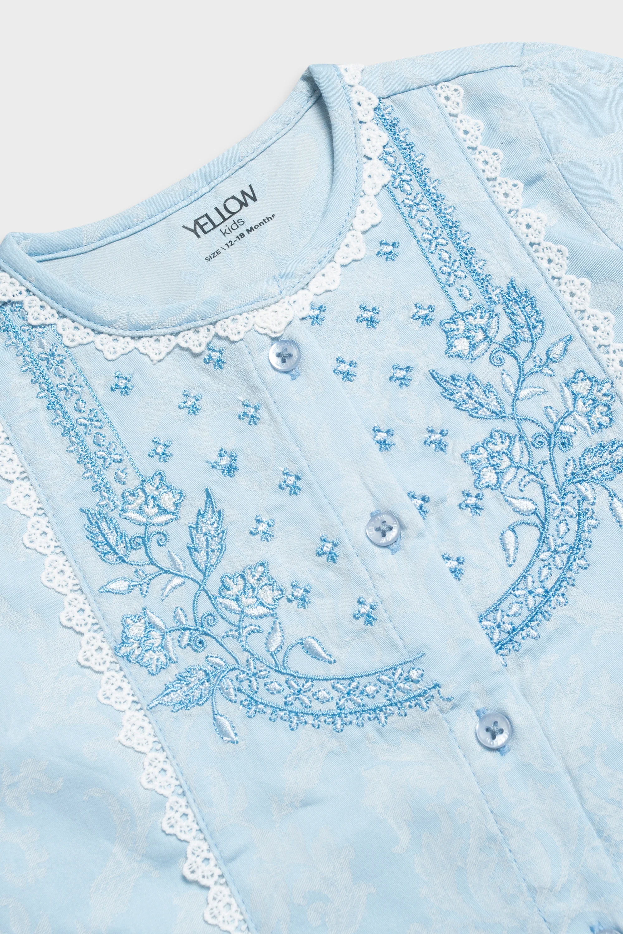 Newborn Girls' Ethnic Partywear Set (6-18 Months) - Image 3