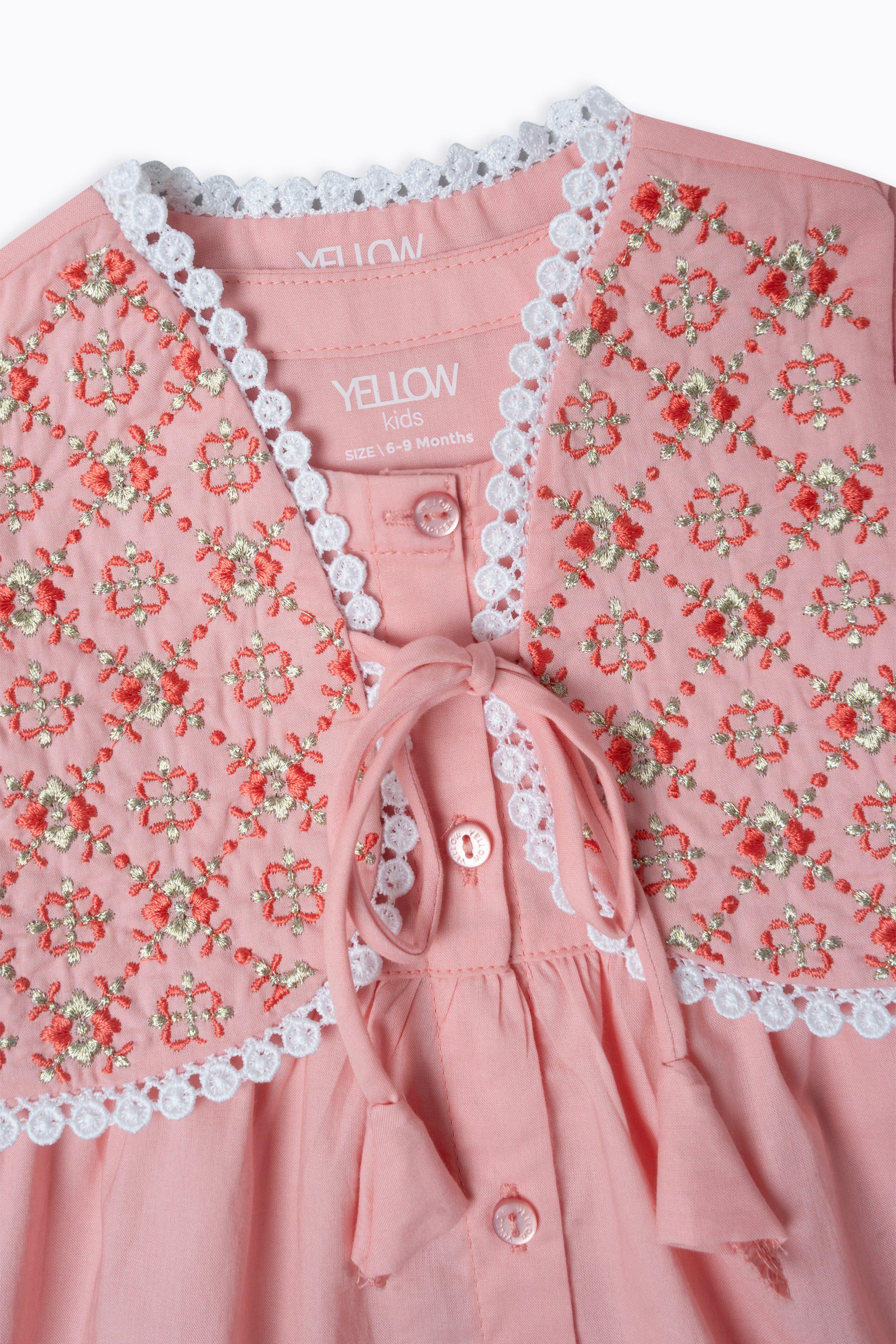 Newborn Girls' Ethnic Partywear Set (6-18 Months) - Image 3