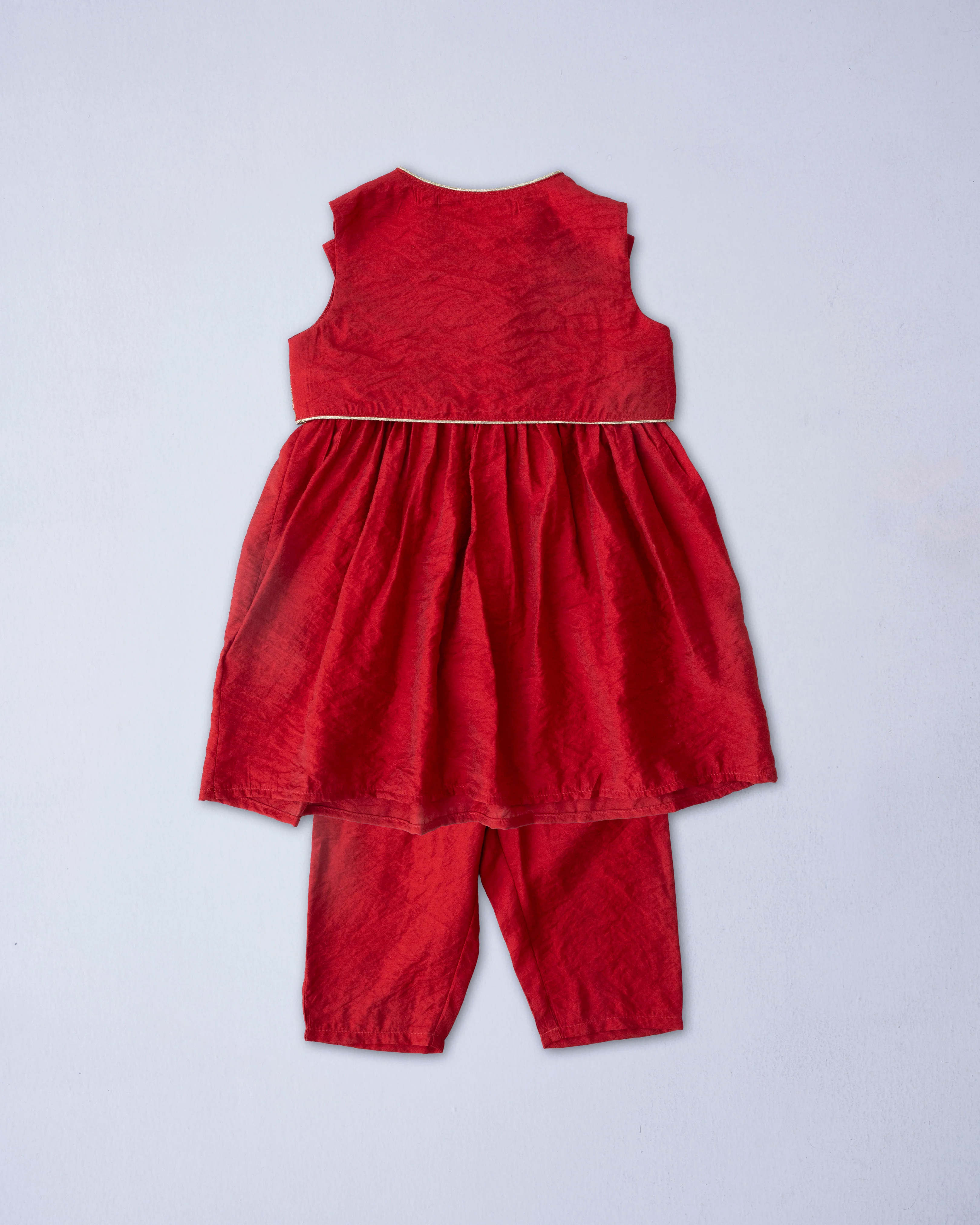 Newborn Girls' Ethnic Partywear Set (6-18 Months) - Image 2