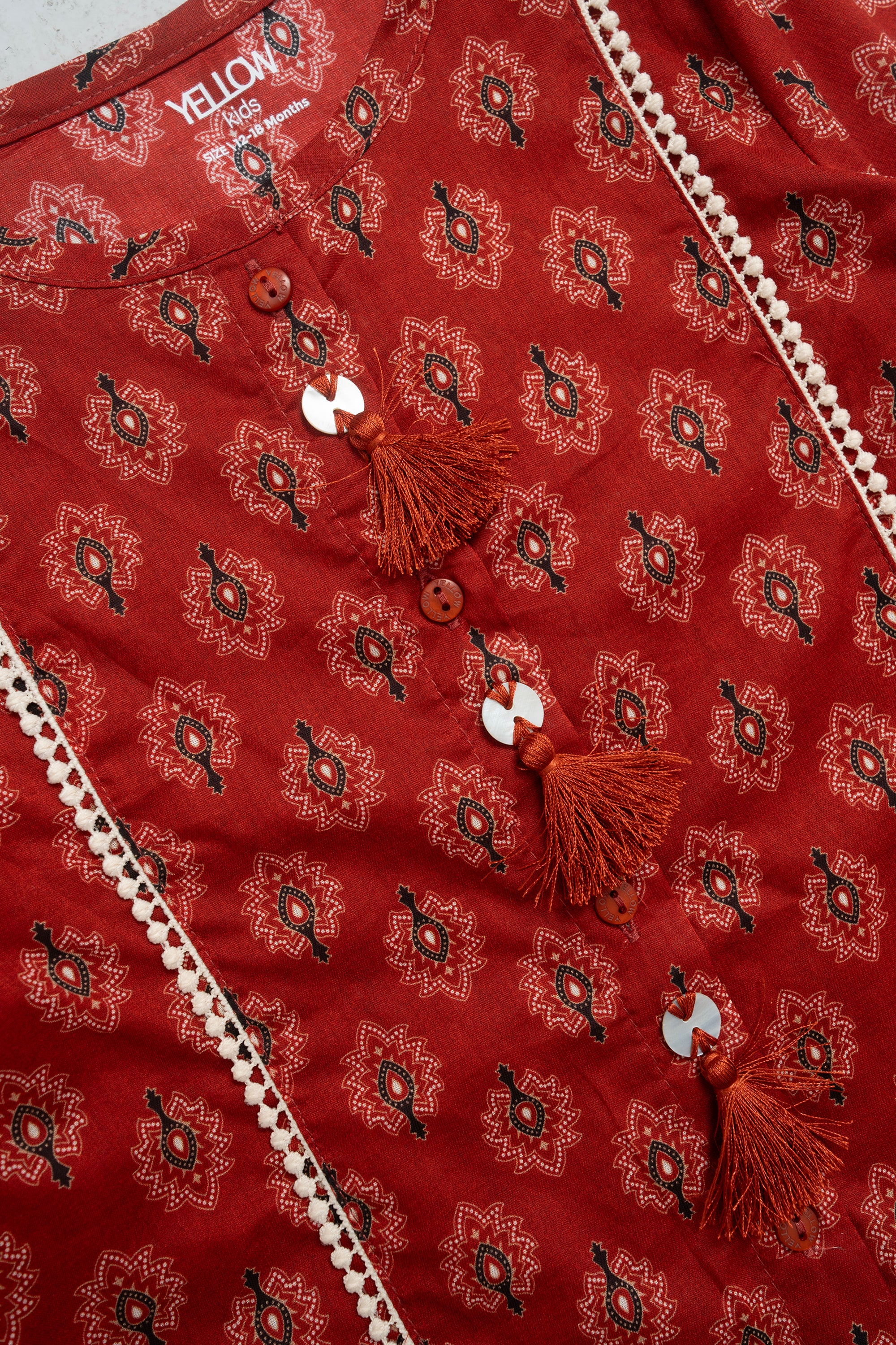 Newborn Girls' Ethnic Set (3-6 Months) - Image 3