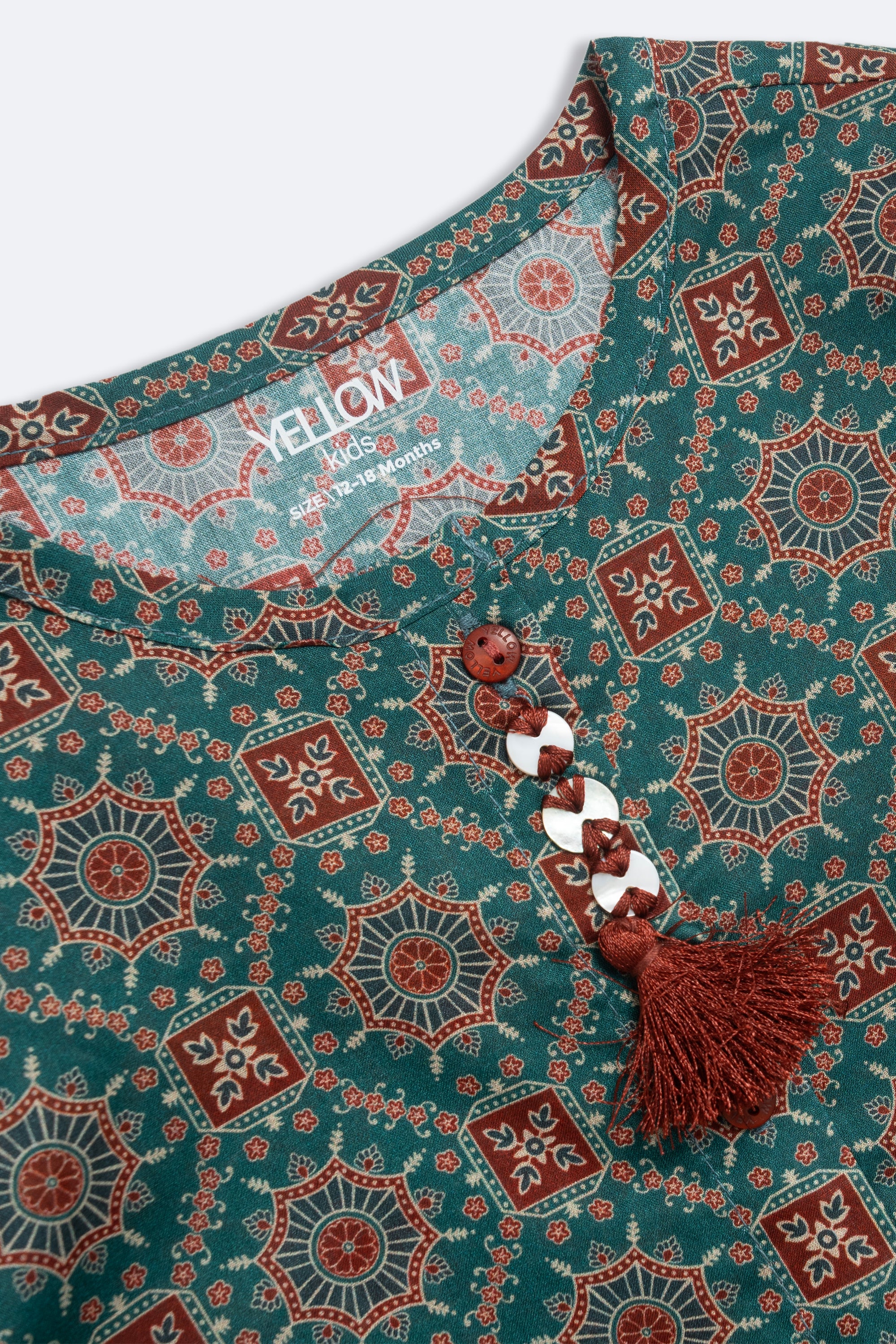 Newborn Girls' Ethnic Set (3-6 Months) - Image 3