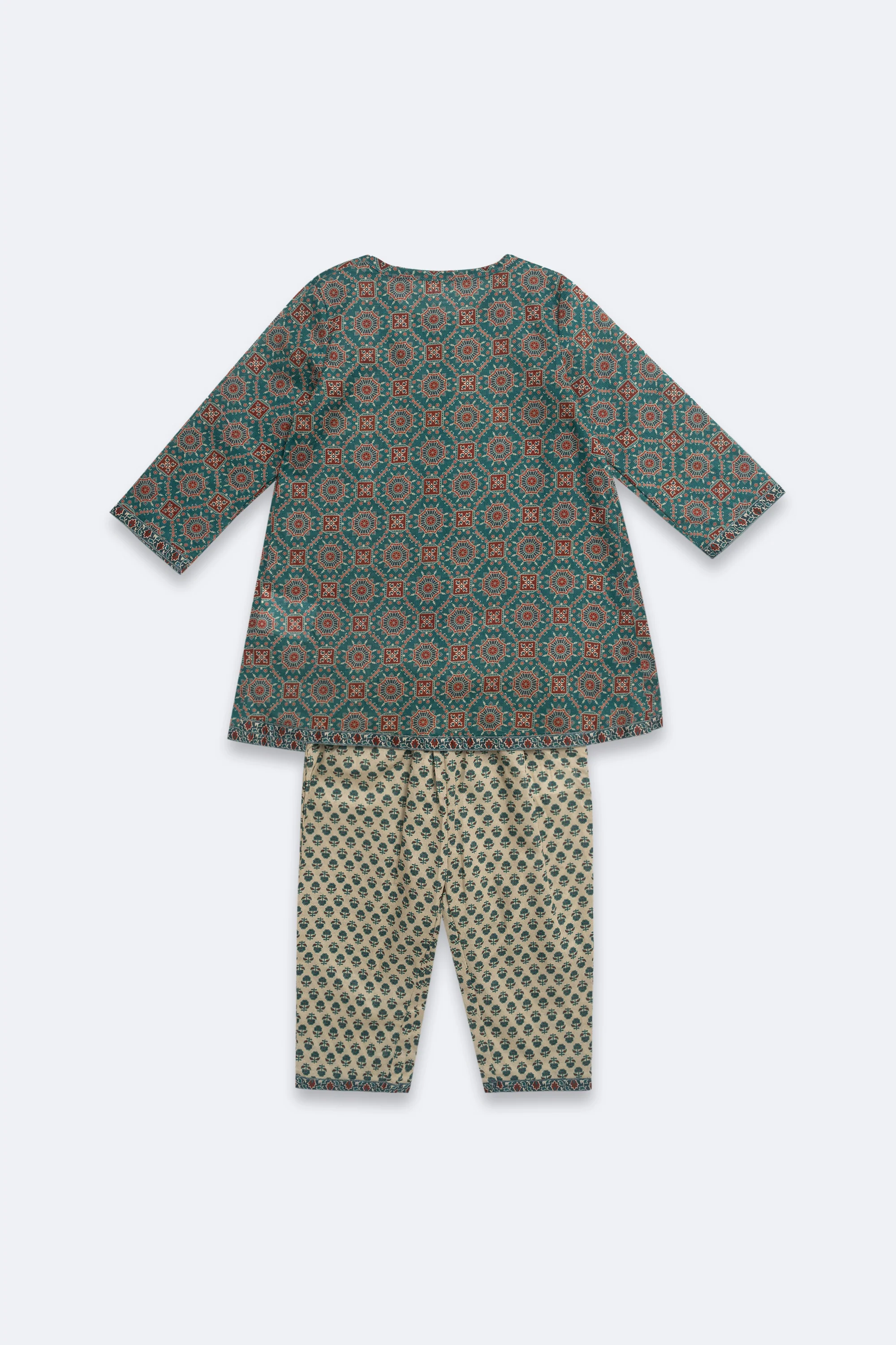 Newborn Girls' Ethnic Set (6-18 Months) - Image 2