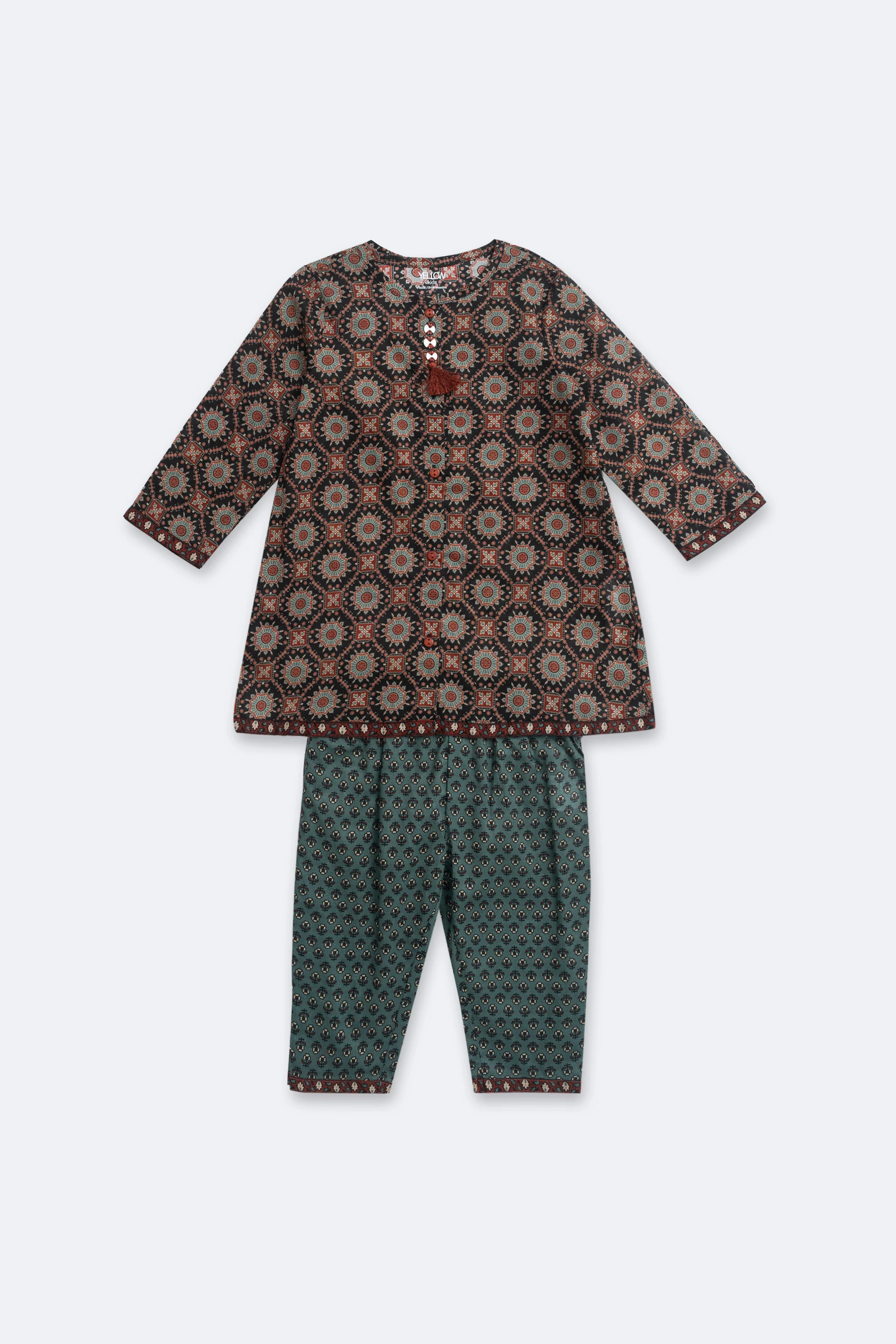 Newborn Girls' Ethnic Set (6-18 Months) - Image 4