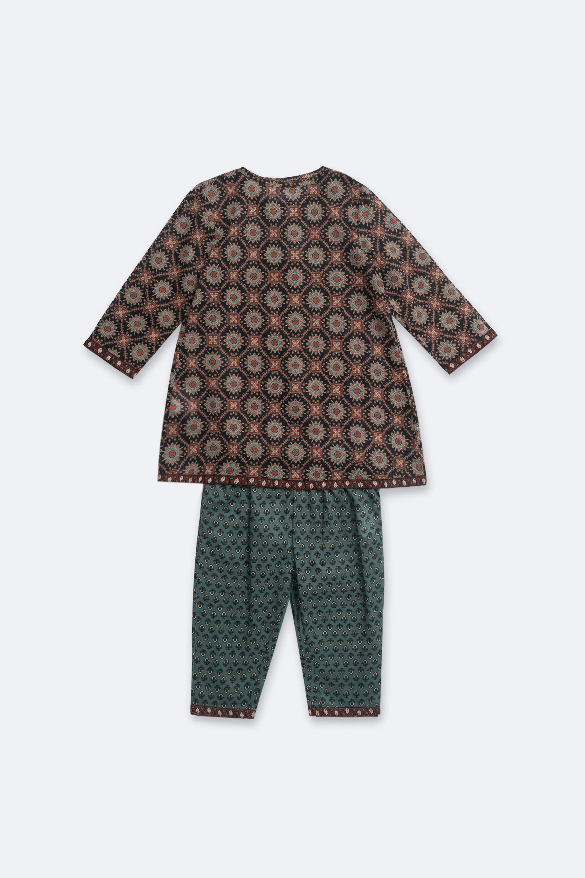 Newborn Girls' Ethnic Set (6-18 Months) - Image 5