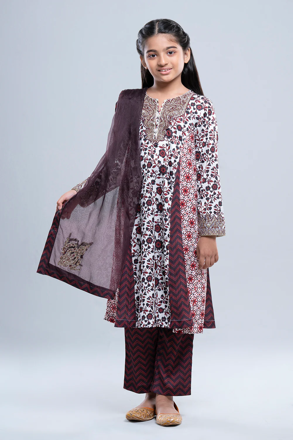 Princess Ethnic Partywear Set (6-8 Years) - Image 7