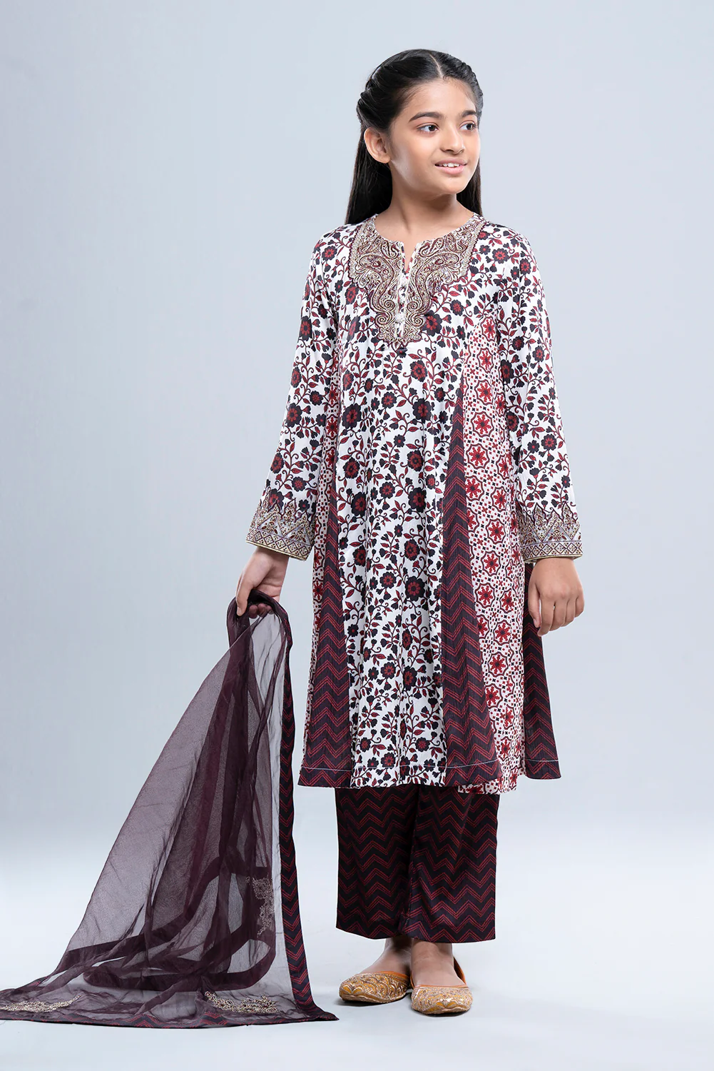 Princess Ethnic Partywear Set (6-8 Years) - Image 8