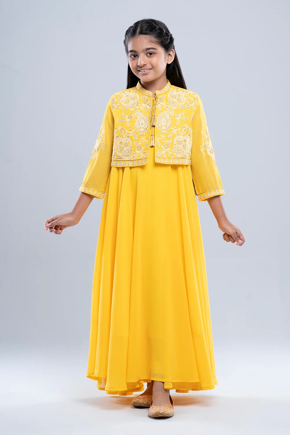 Princess Ethnic Partywear Set (6-8 Years) - Image 6