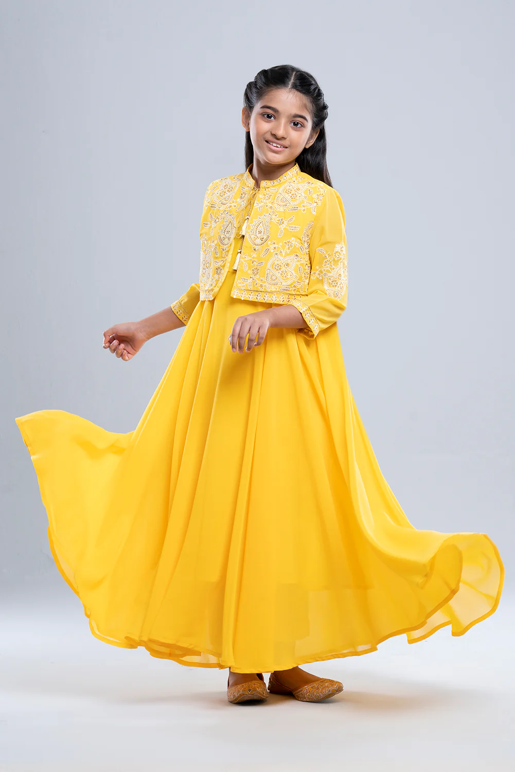 Princess Ethnic Partywear Set (6-8 Years) - Image 7