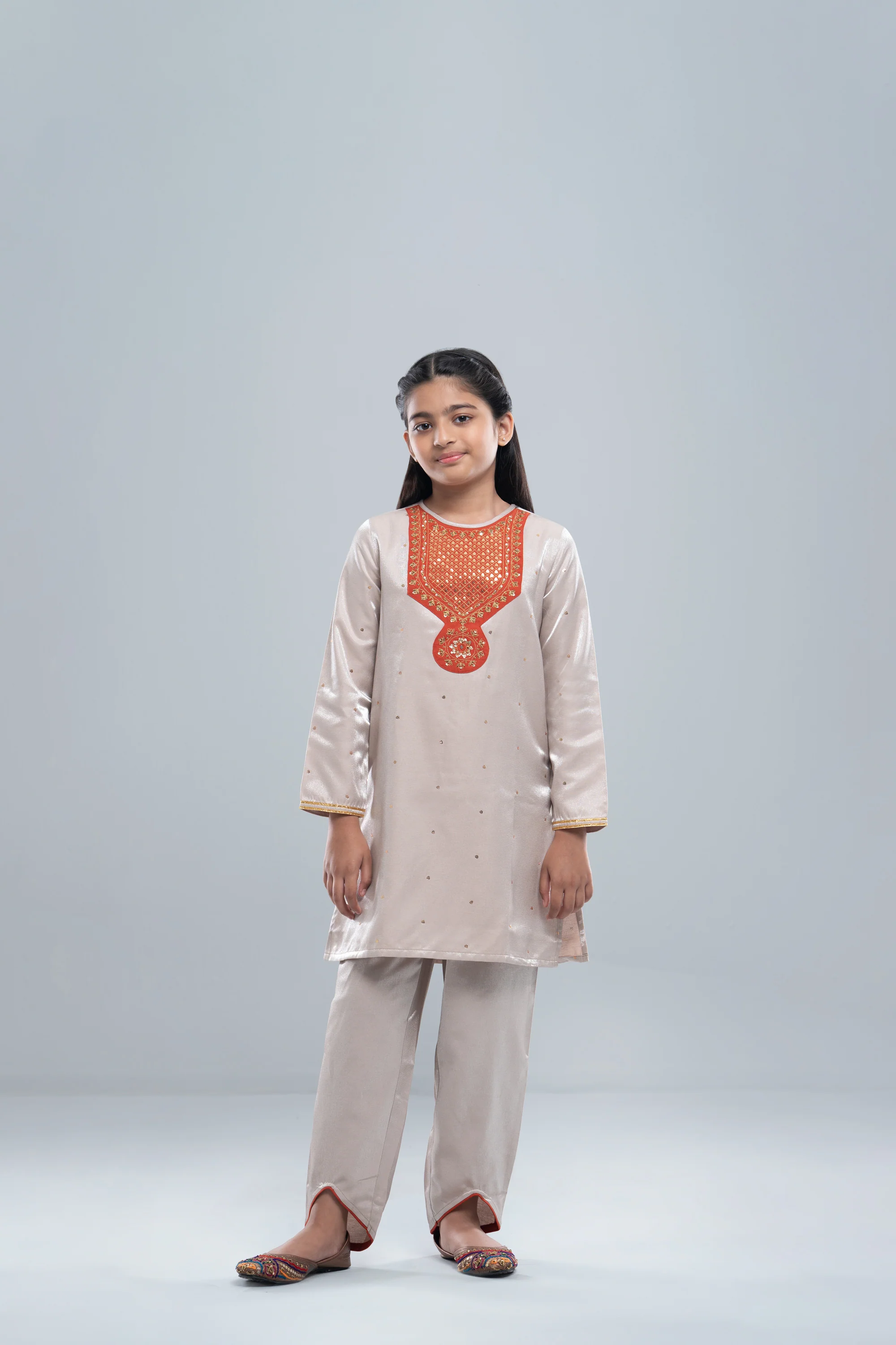 Princess Ethnic Partywear Set (6-8 Years) - Image 7