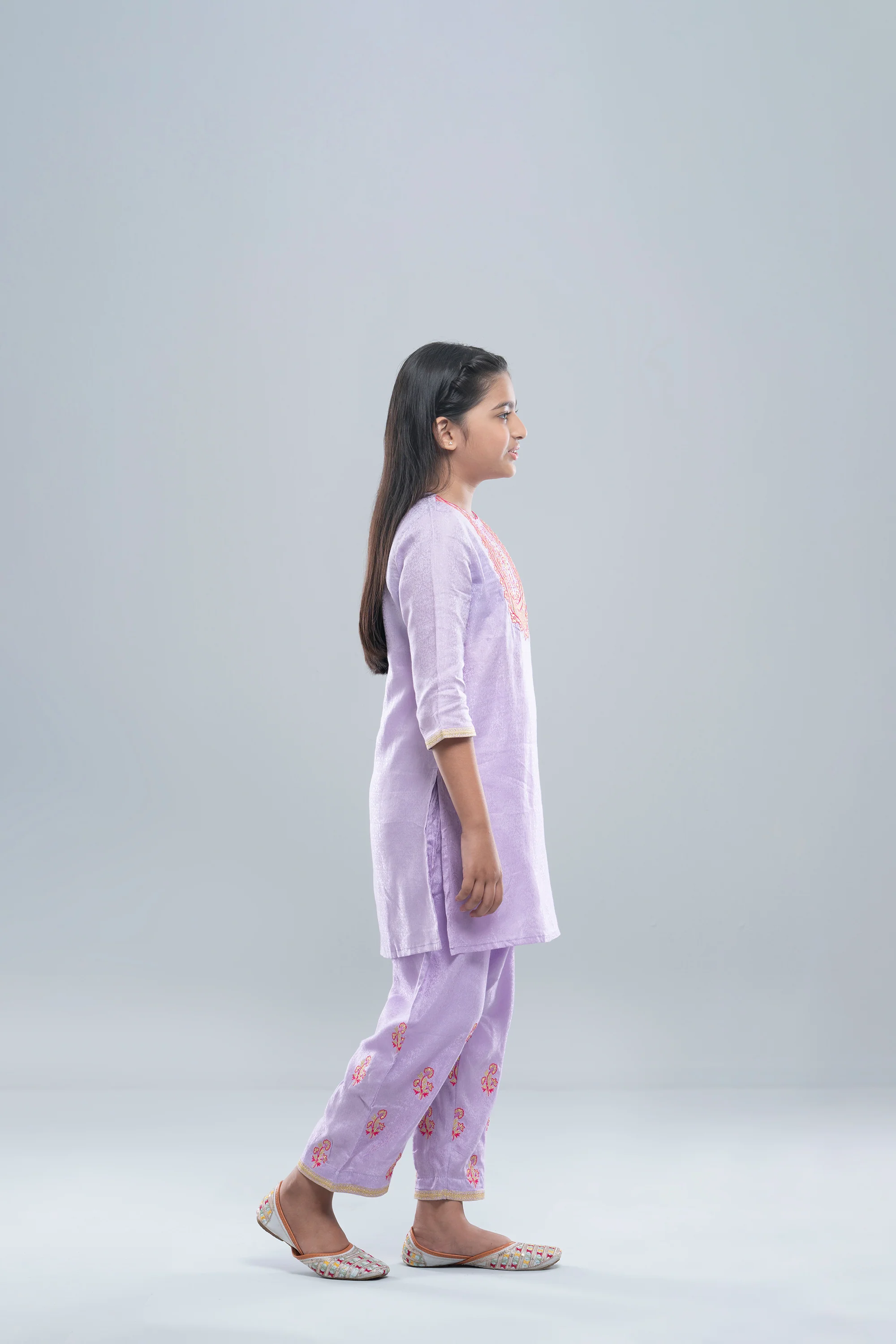 Princess Ethnic Partywear Set (2-4 Years) - Image 3