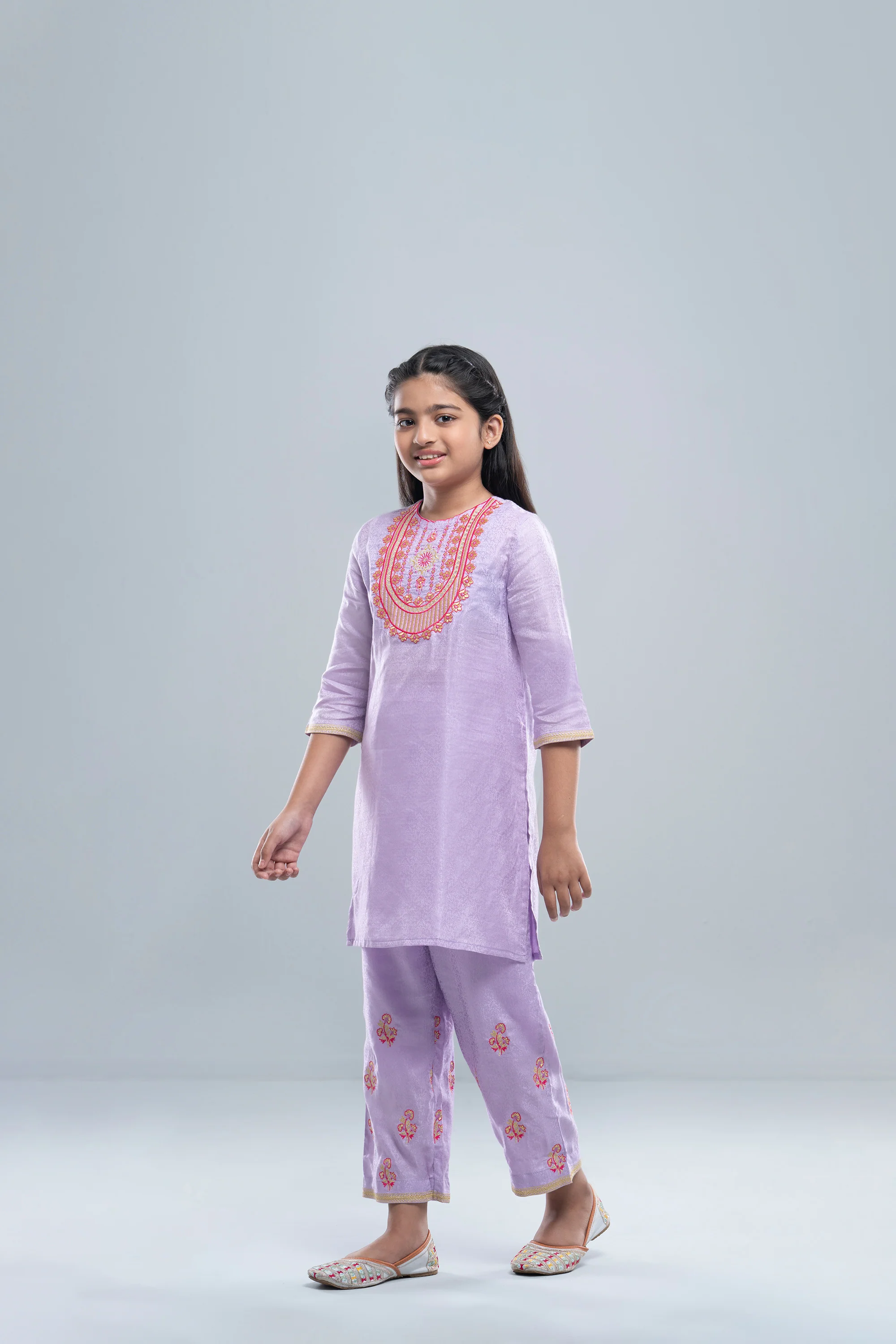 Princess Ethnic Partywear Set (6-8 Years) - Image 2