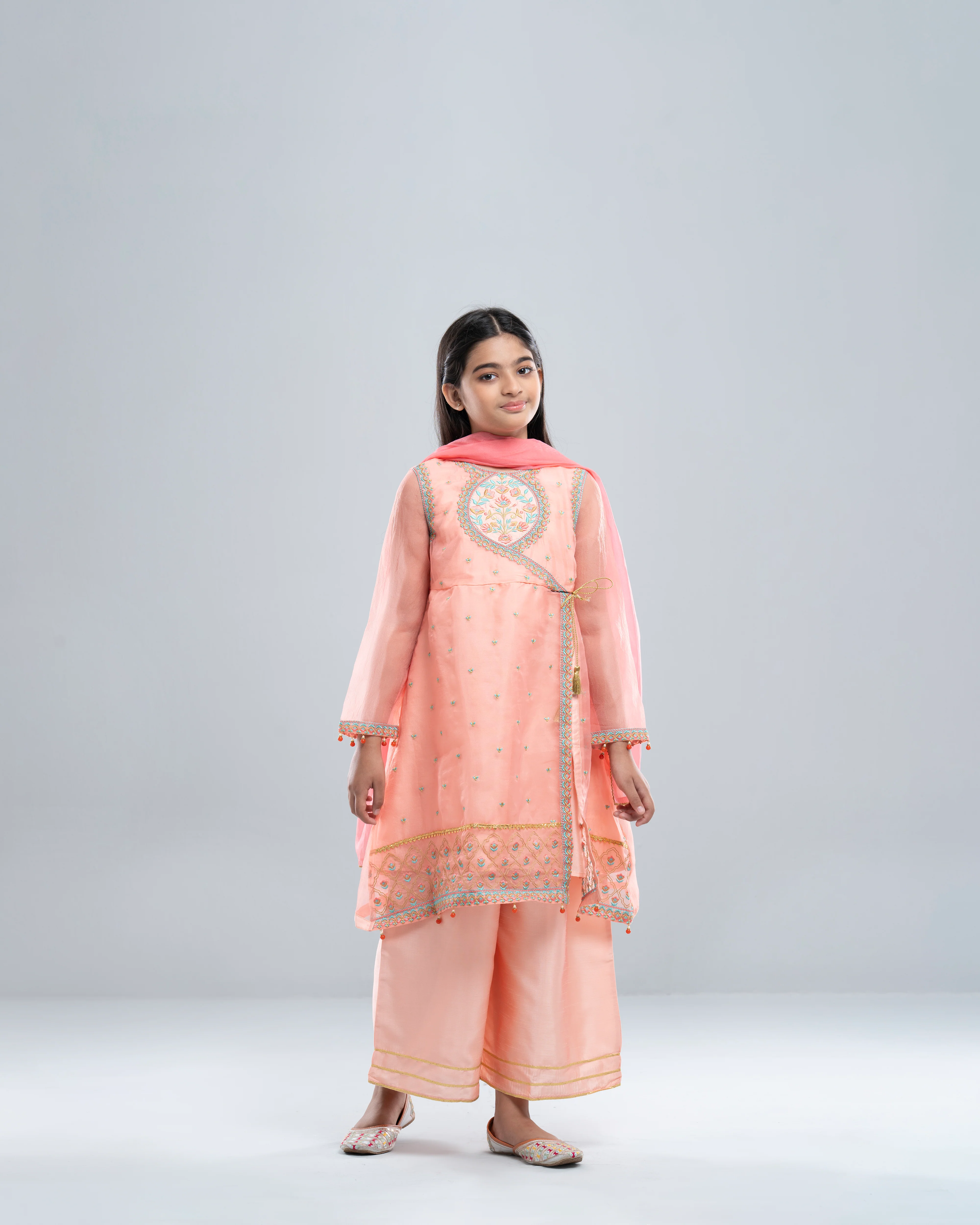 Princess Ethnic Partywear Set (2-4 Years) - Image 2