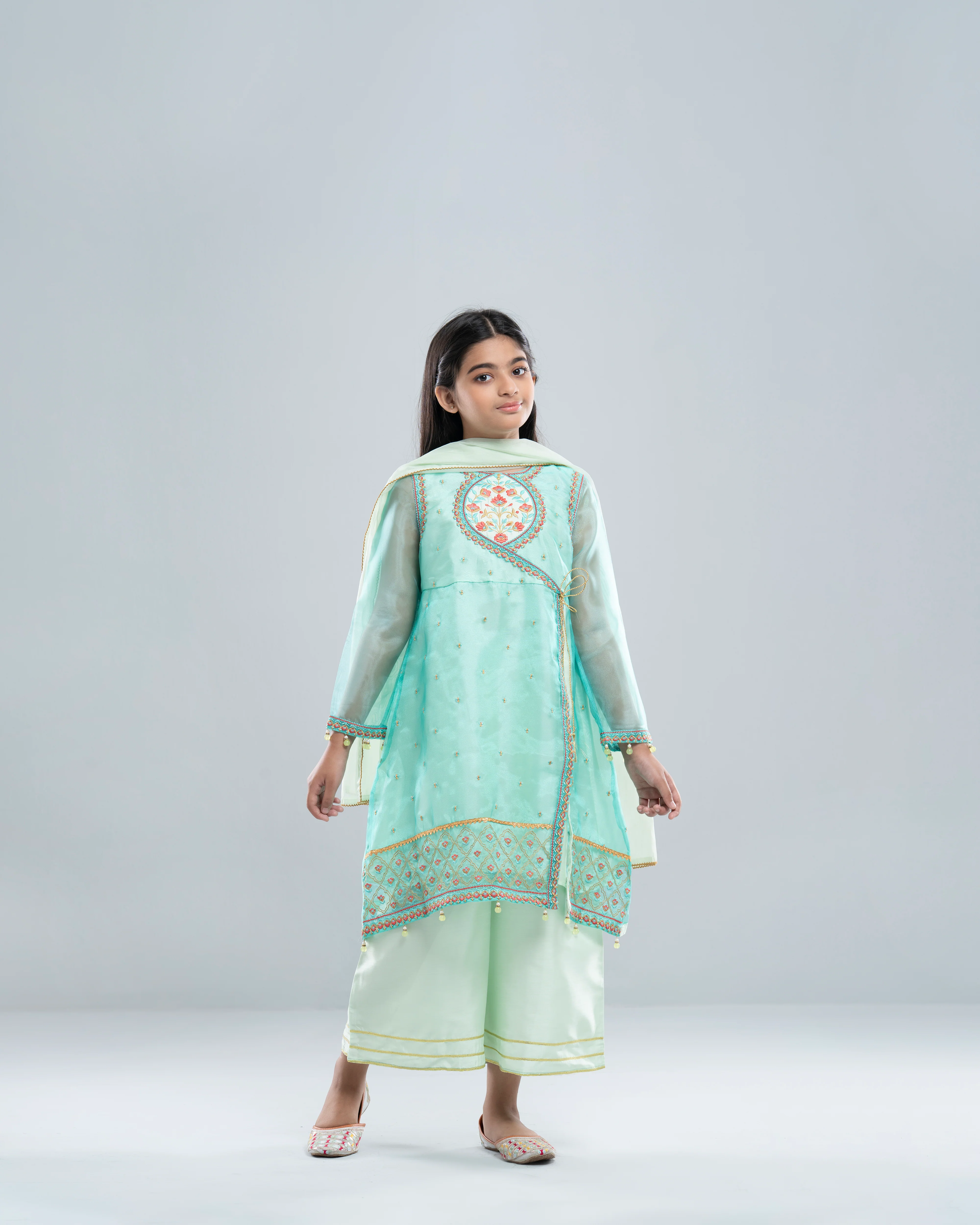 Princess Ethnic Partywear Set (2-4 Years) - Image 7