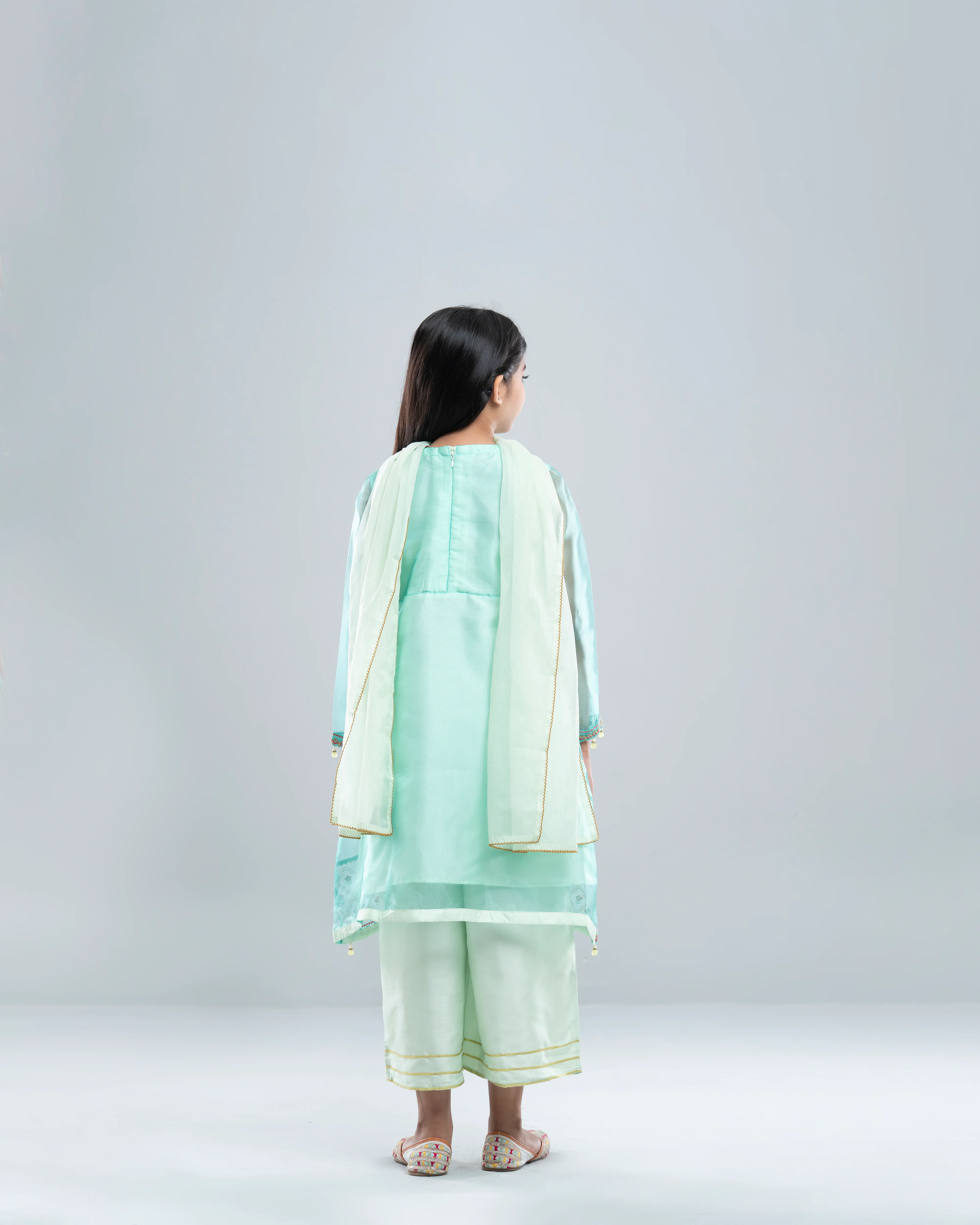 Princess Ethnic Partywear Set (6-8 Years) - Image 10