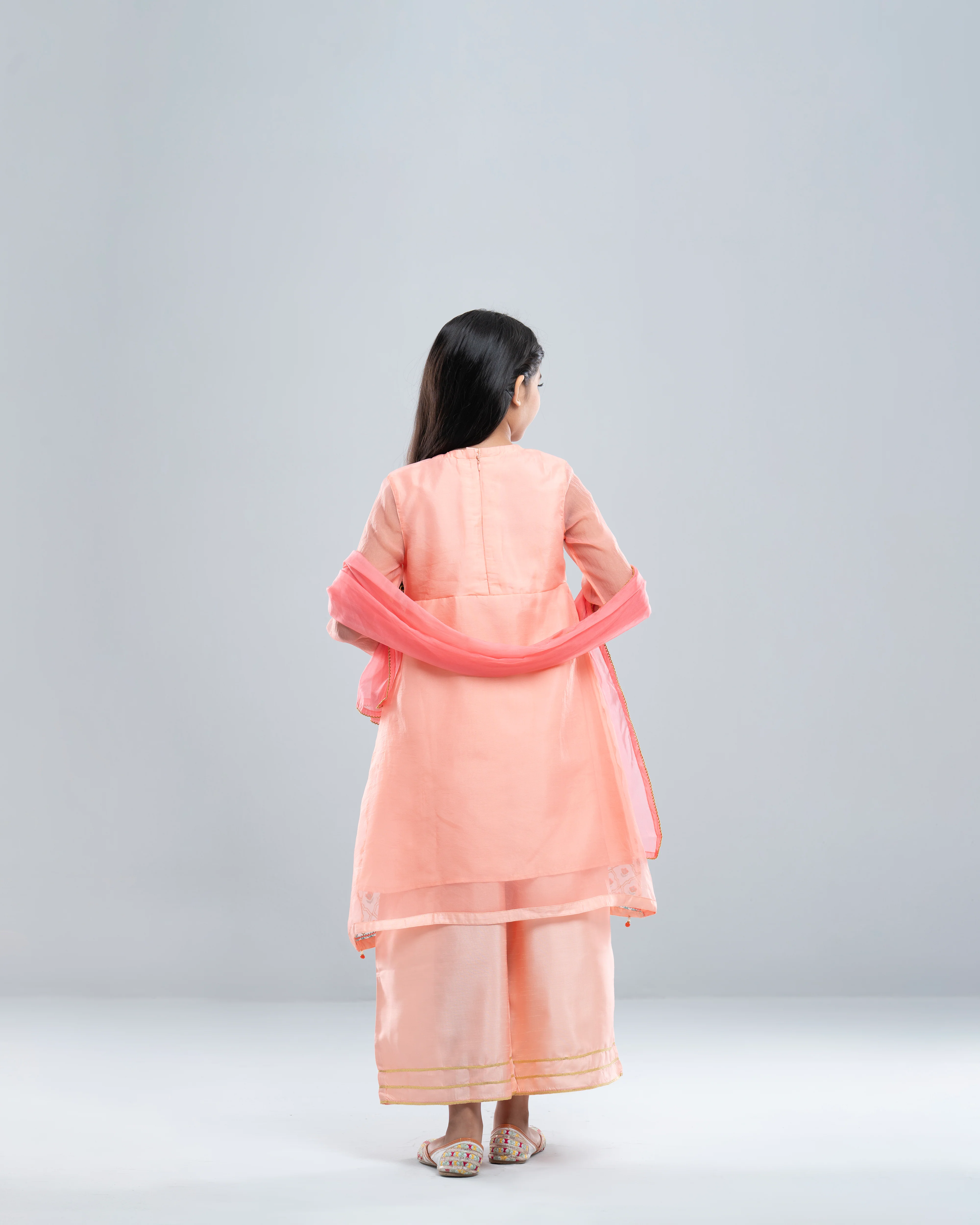Princess Ethnic Partywear Set (6-8 Years) - Image 4