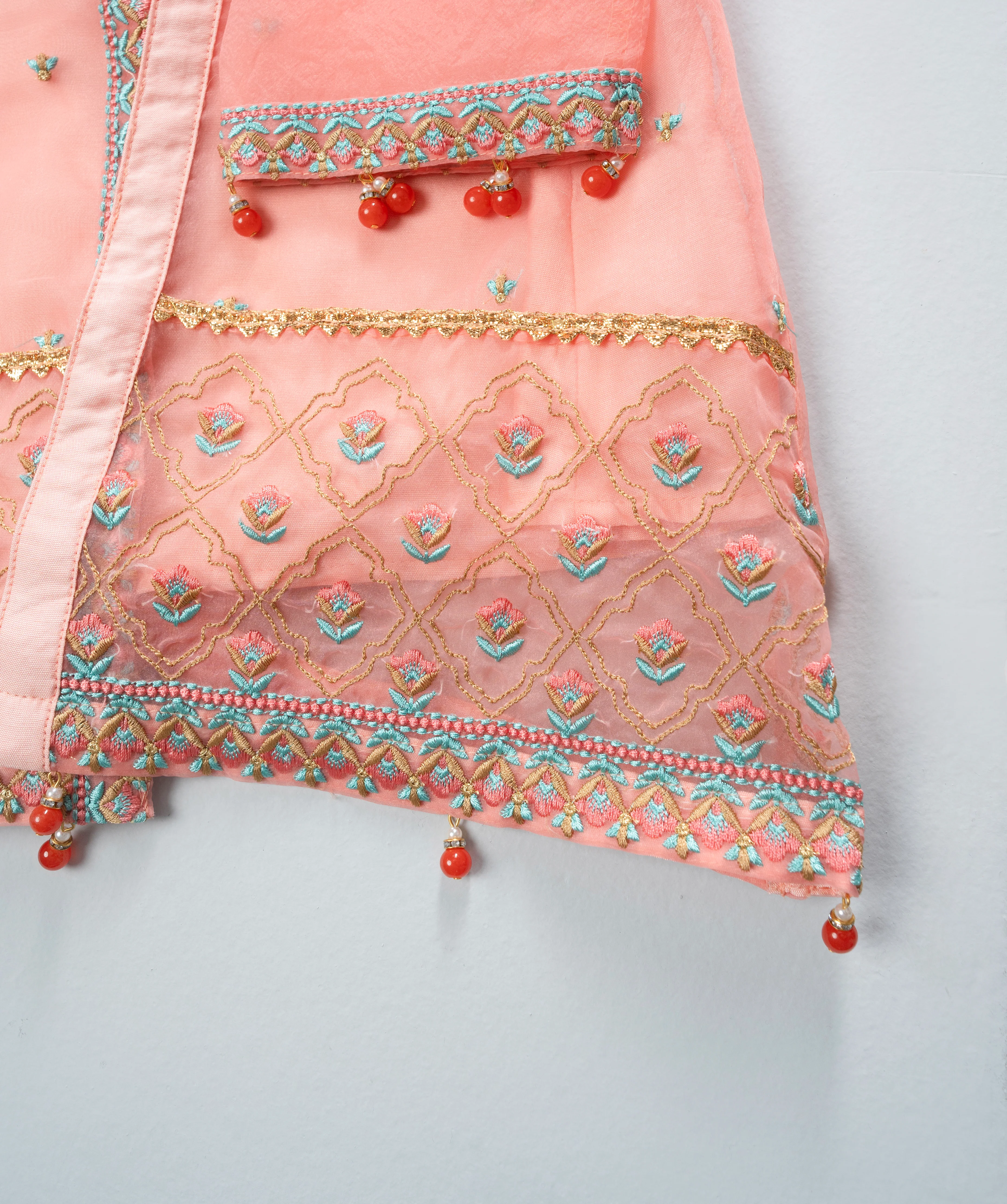 Princess Ethnic Partywear Set (6-8 Years) - Image 6