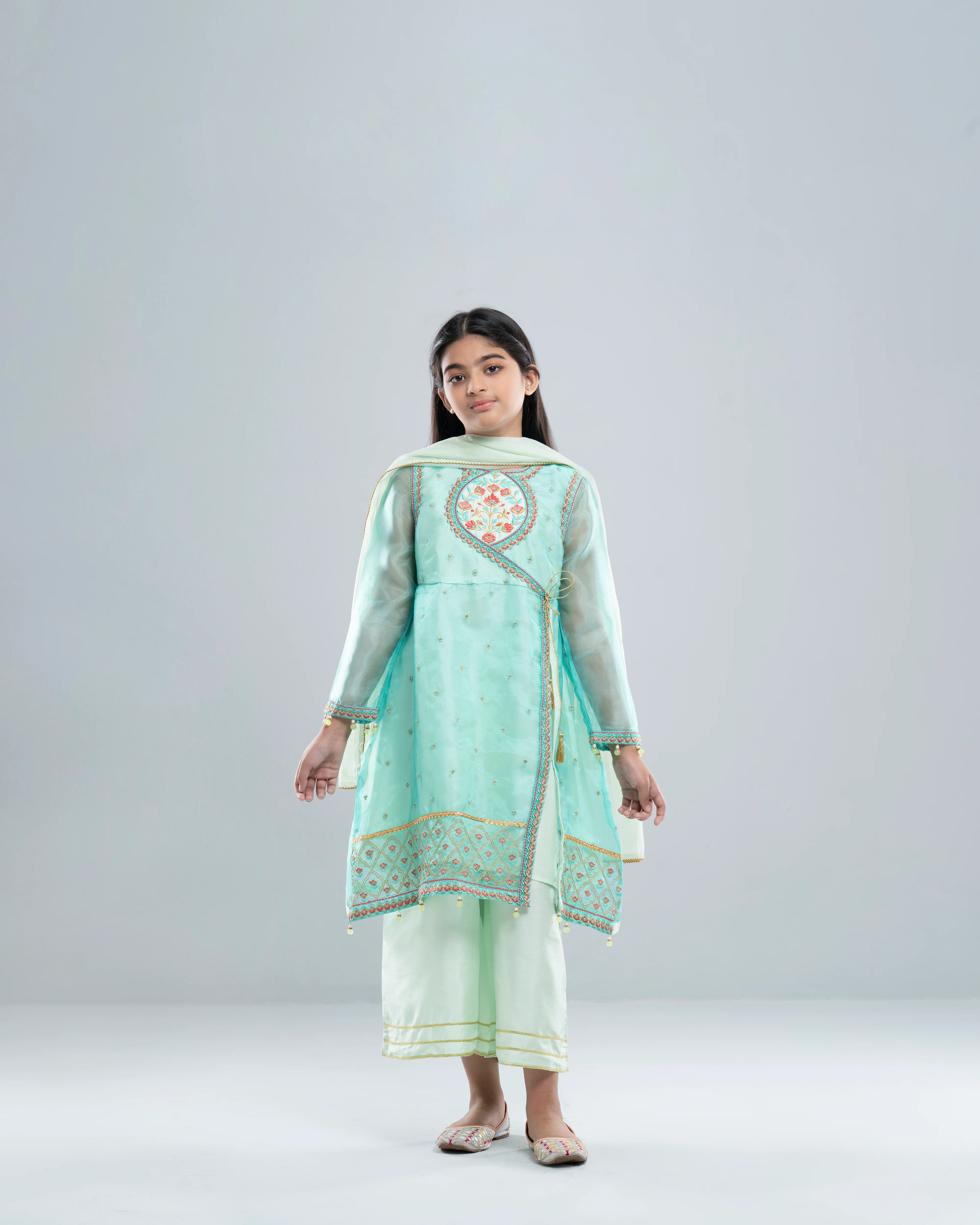 Princess Ethnic Partywear Set (6-8 Years) - Image 7
