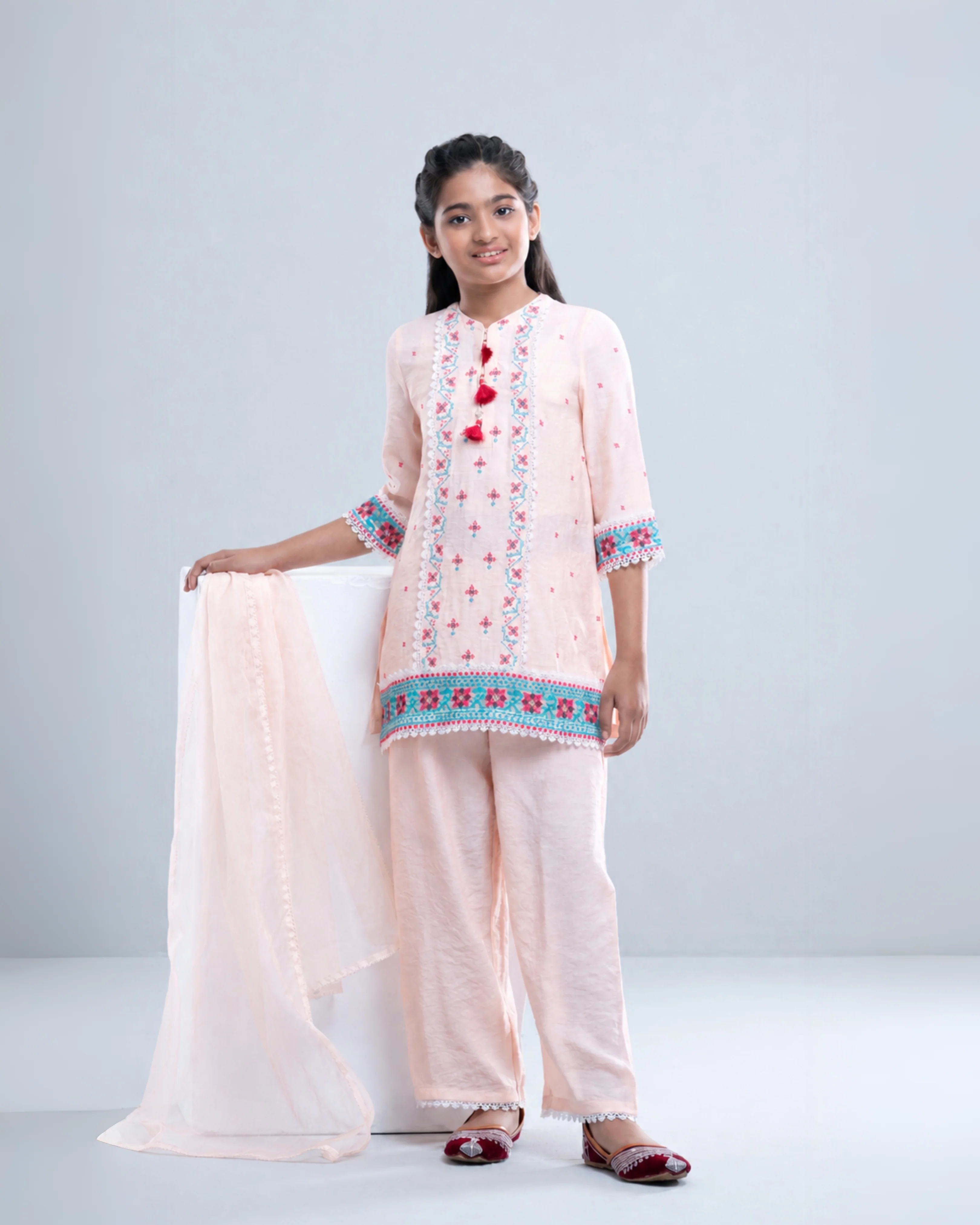 Princess Ethnic Partywear Set (6-8 Years) - Image 2