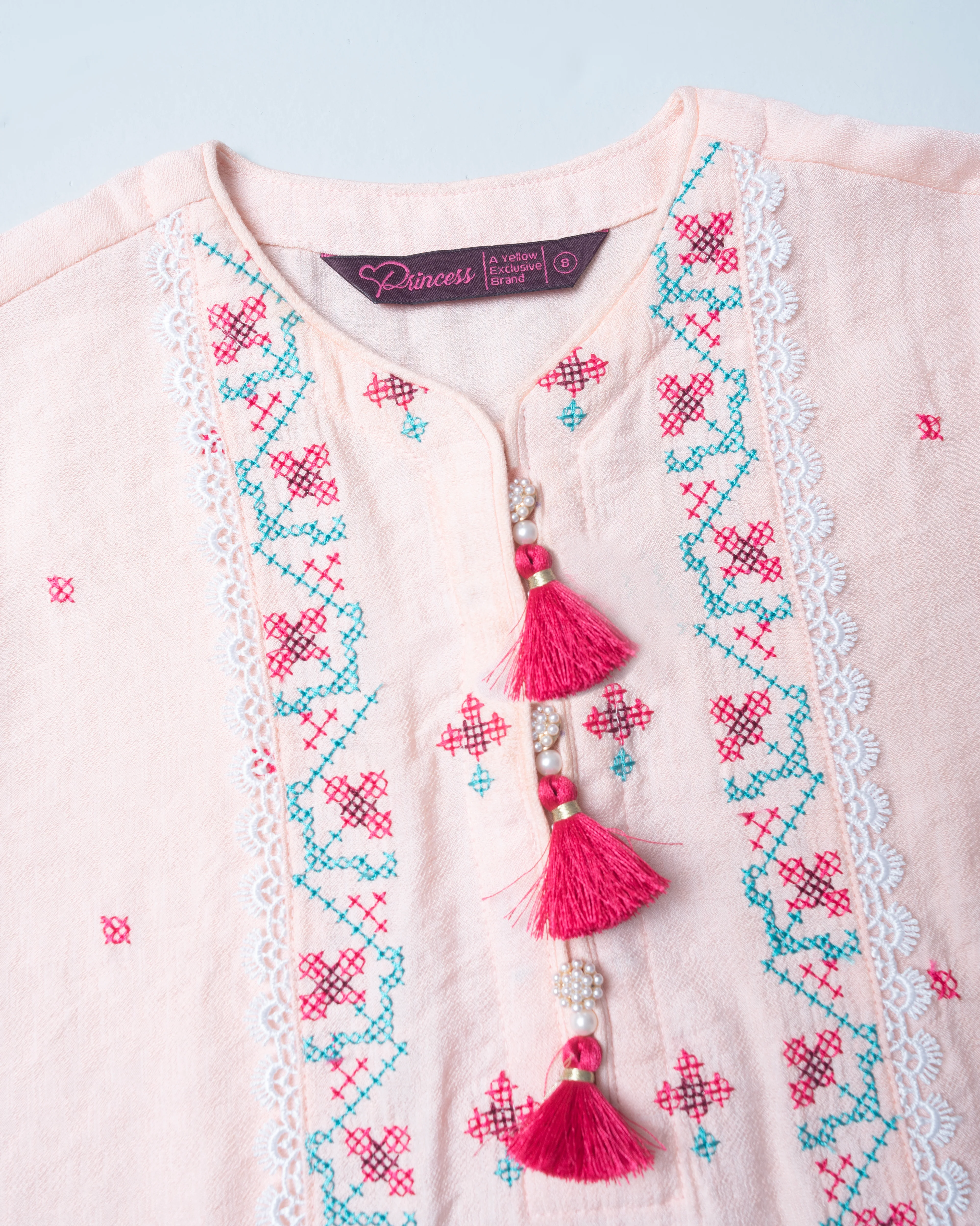 Princess Ethnic Partywear Set (2-4 Years) - Image 5