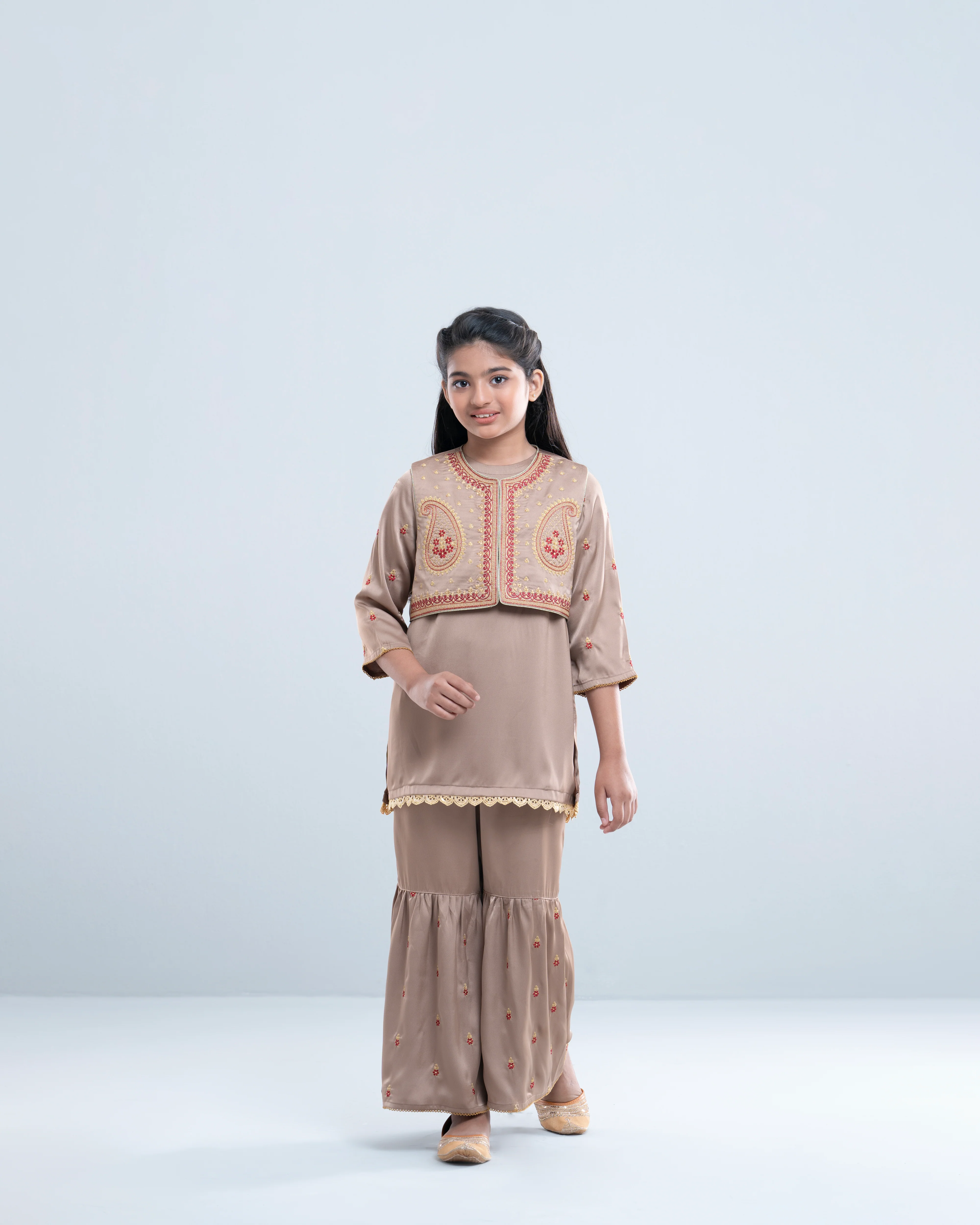 Princess Ethnic Partywear Set (6-8 Years)