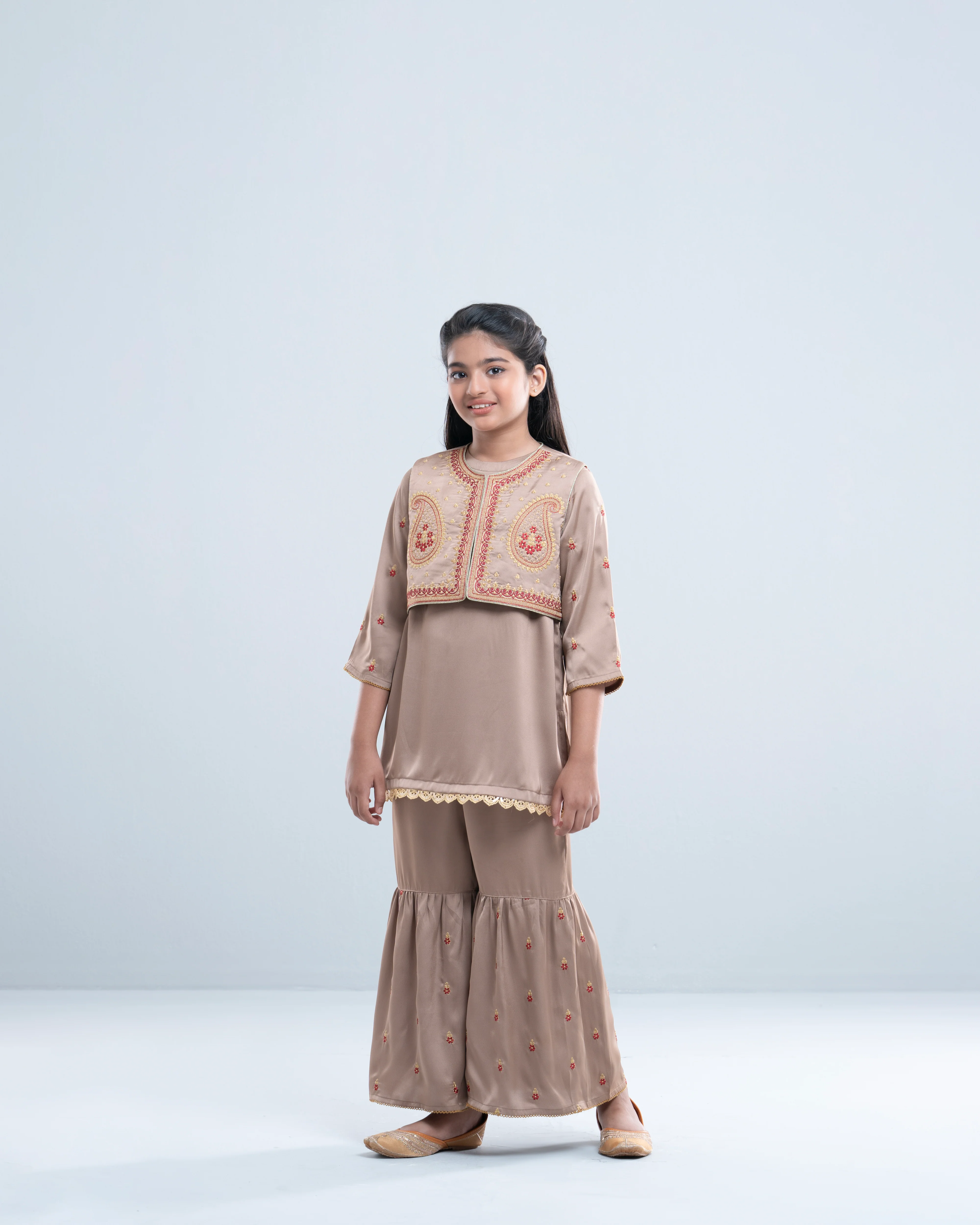 Princess Ethnic Partywear Set (6-8 Years) - Image 2