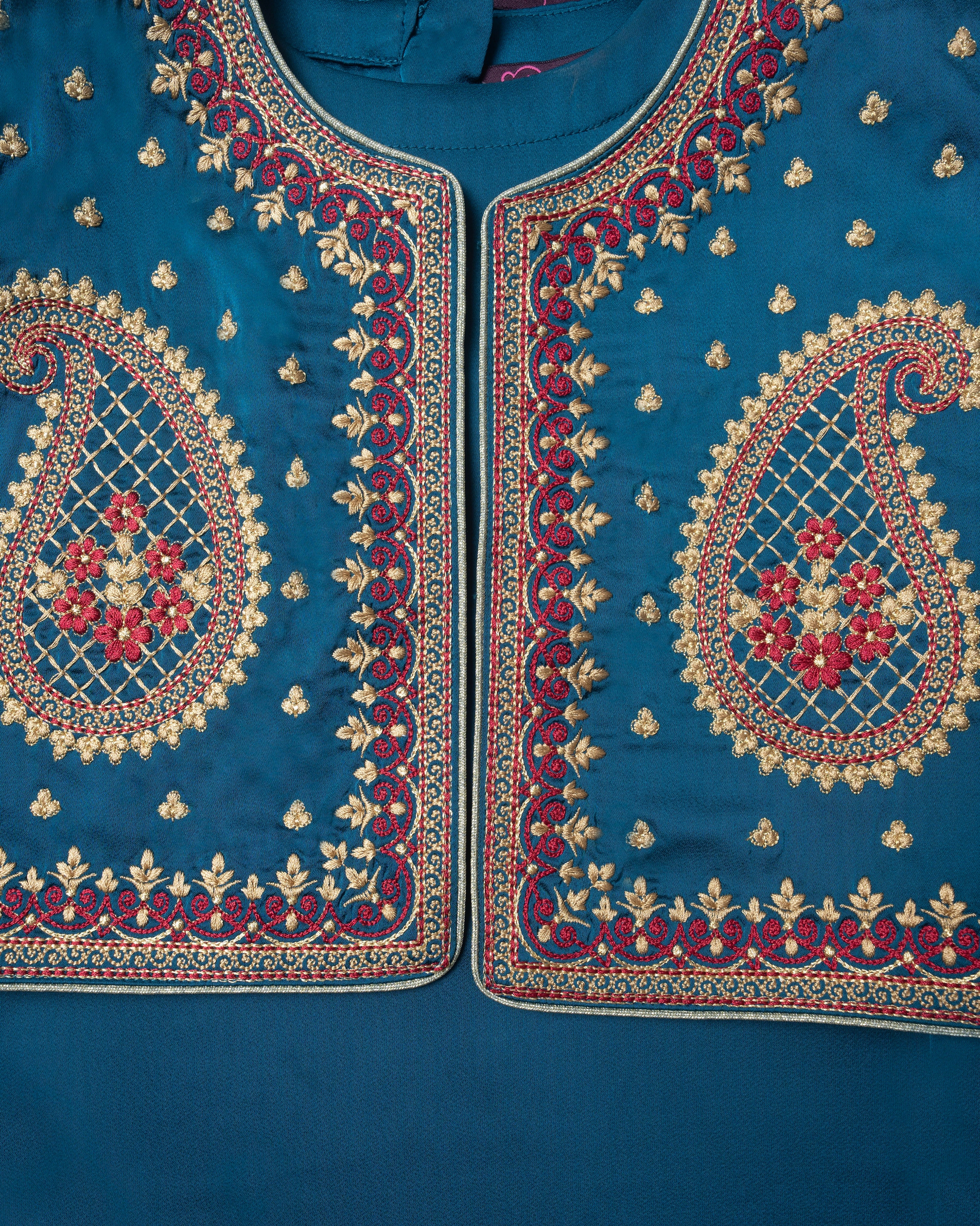 Princess Ethnic Partywear Set (2-4 Years) - Image 11