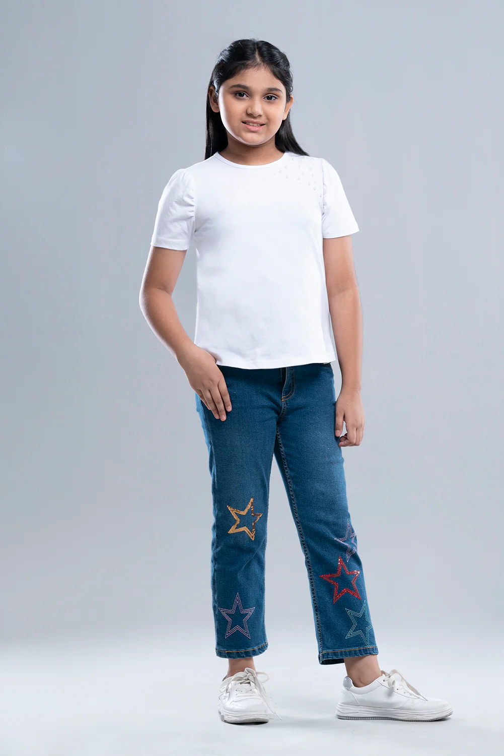Princess Denim Bottom (2-4 Years) - Image 2