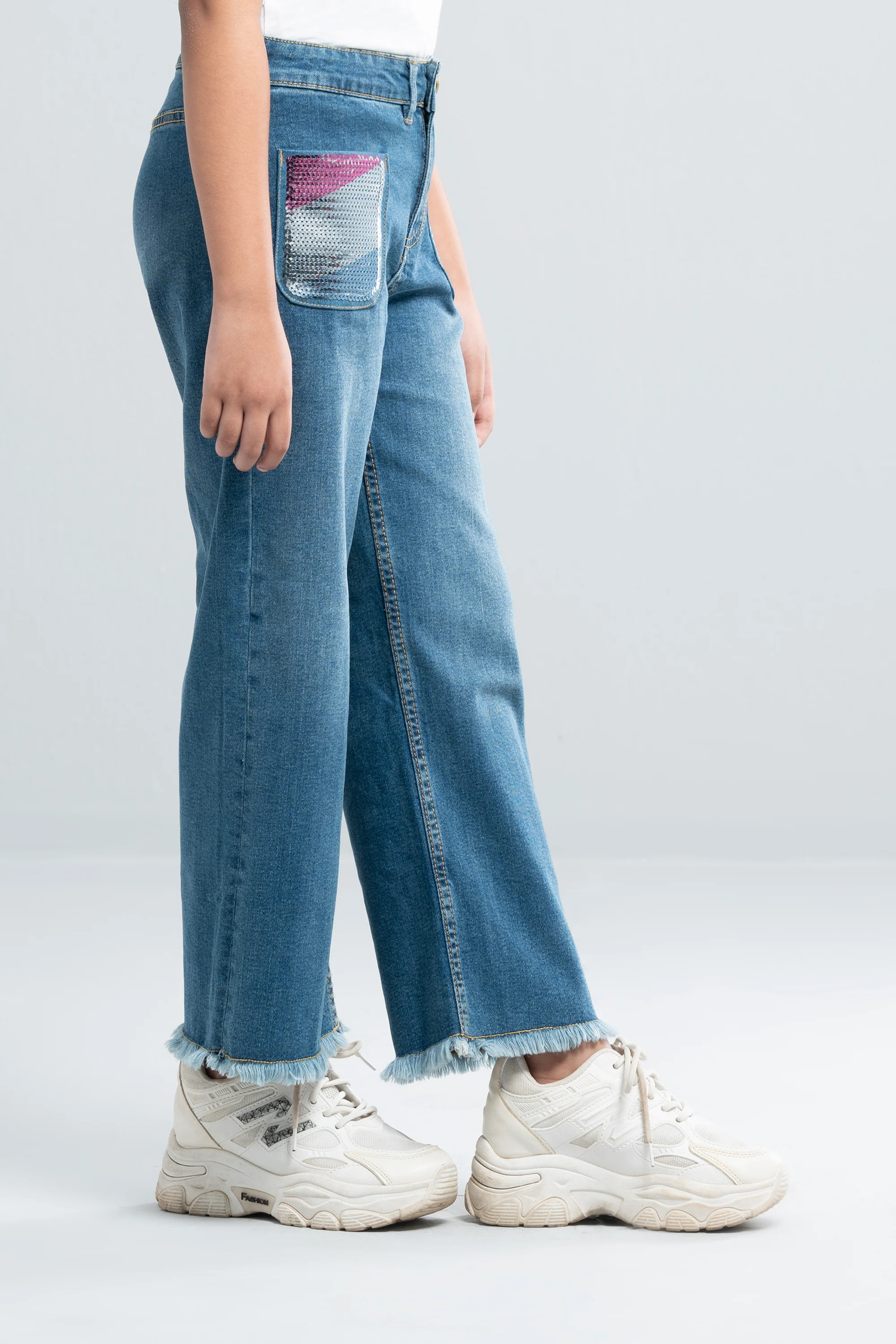 Princess Denim Bottom (6-8 Years) - Image 3