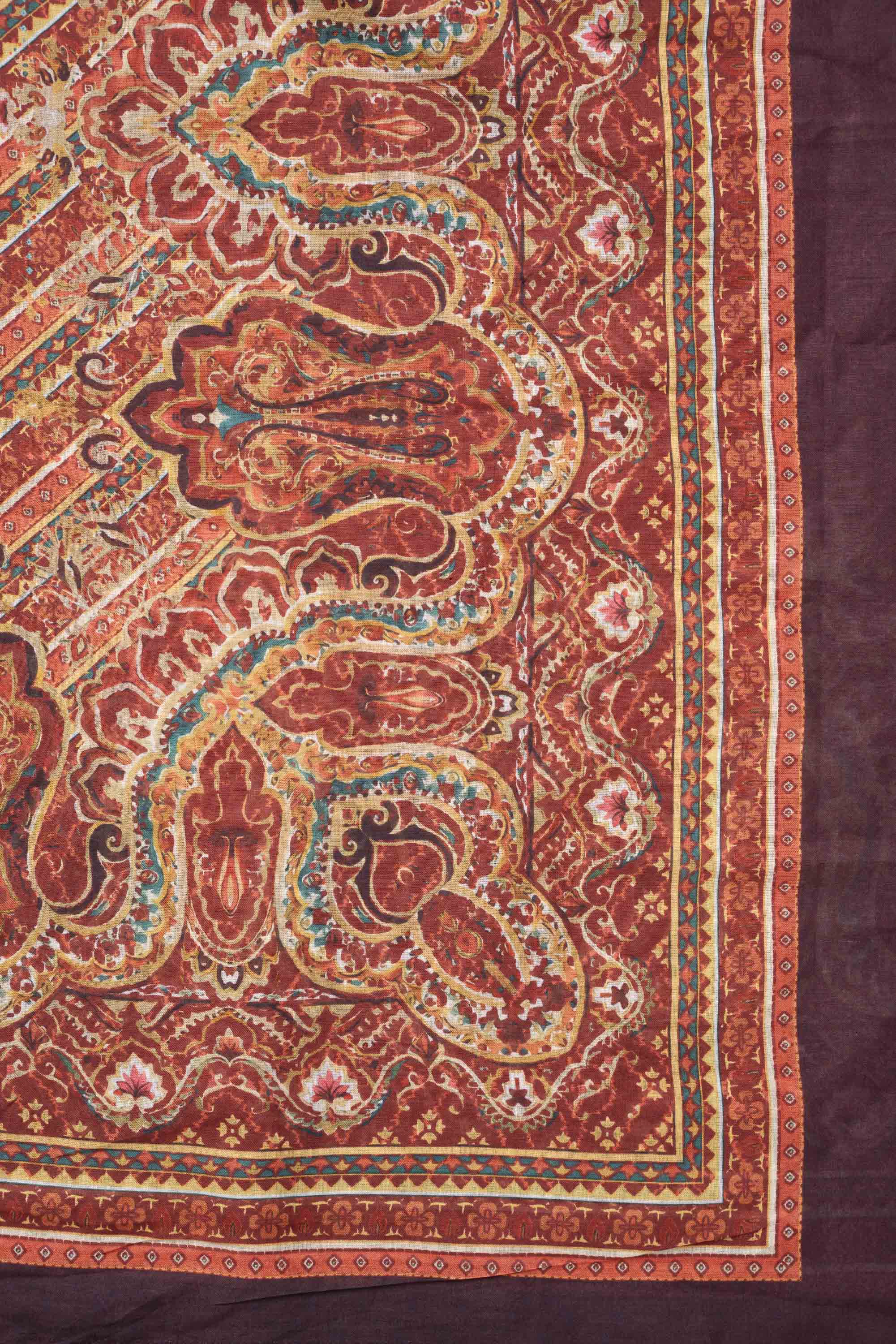 Digital Printed Cotton Saree - Image 7