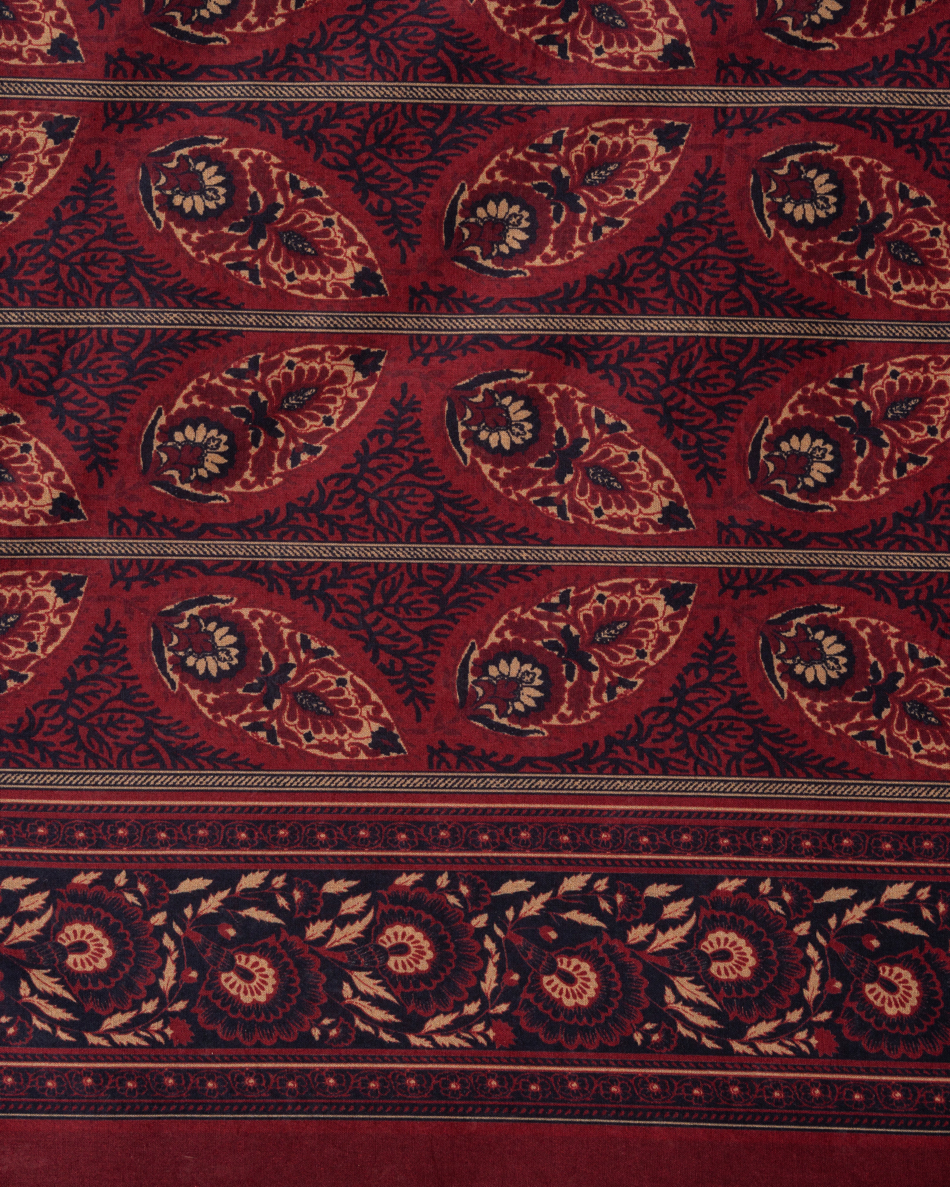 Digital Printed Cotton Saree - Image 8