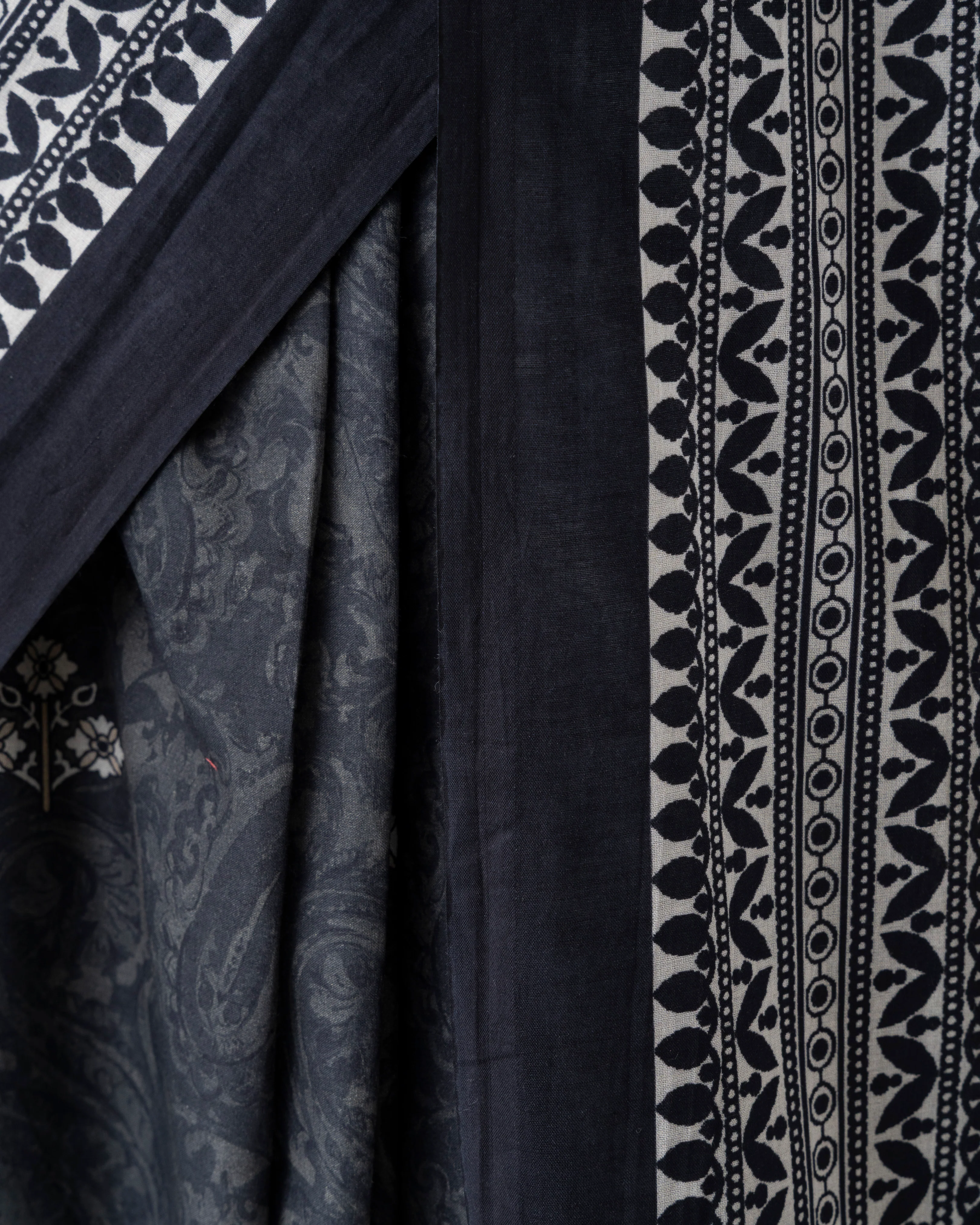 Digital Printed Cotton Saree - Image 15