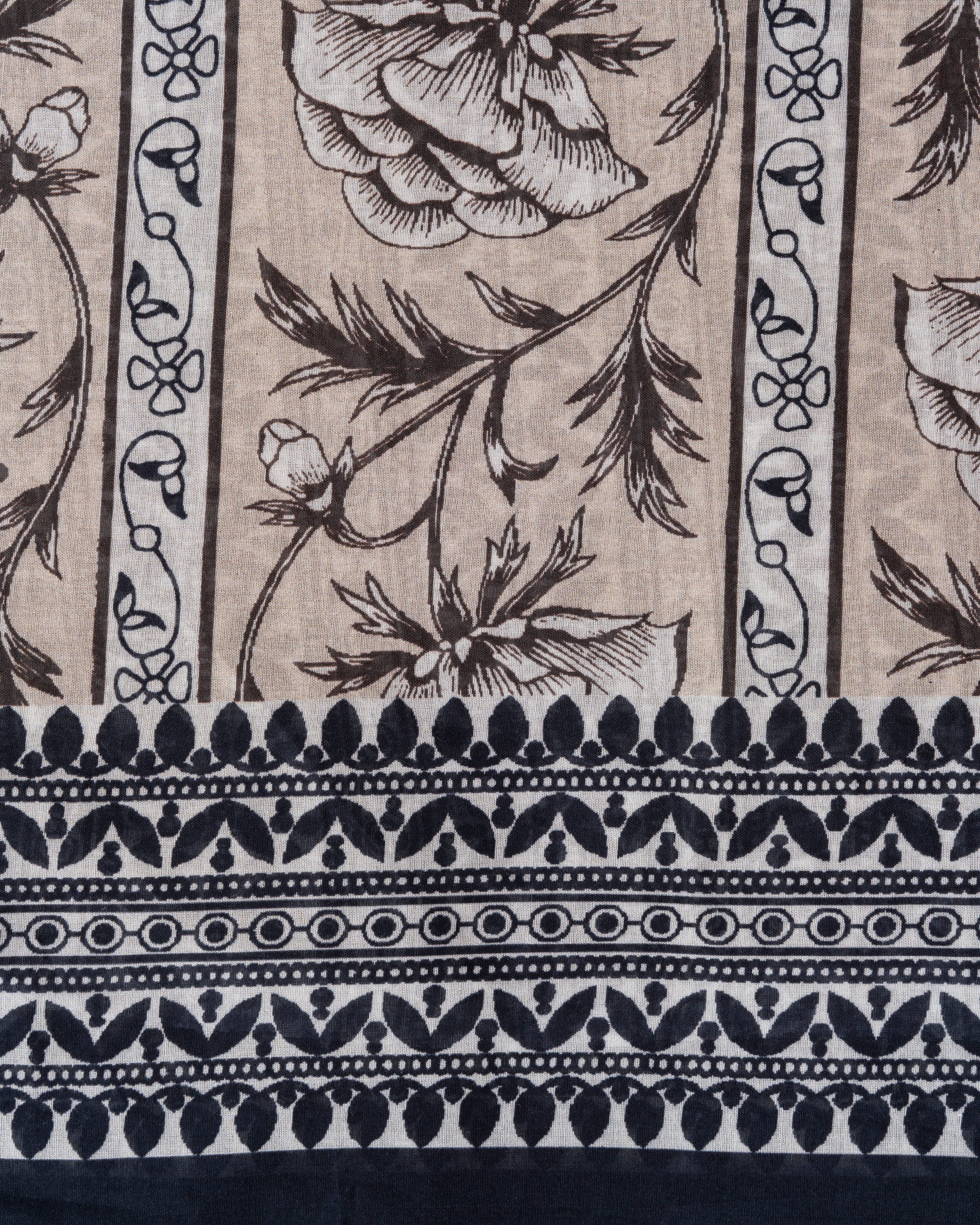 Digital Printed Cotton Saree - Image 16