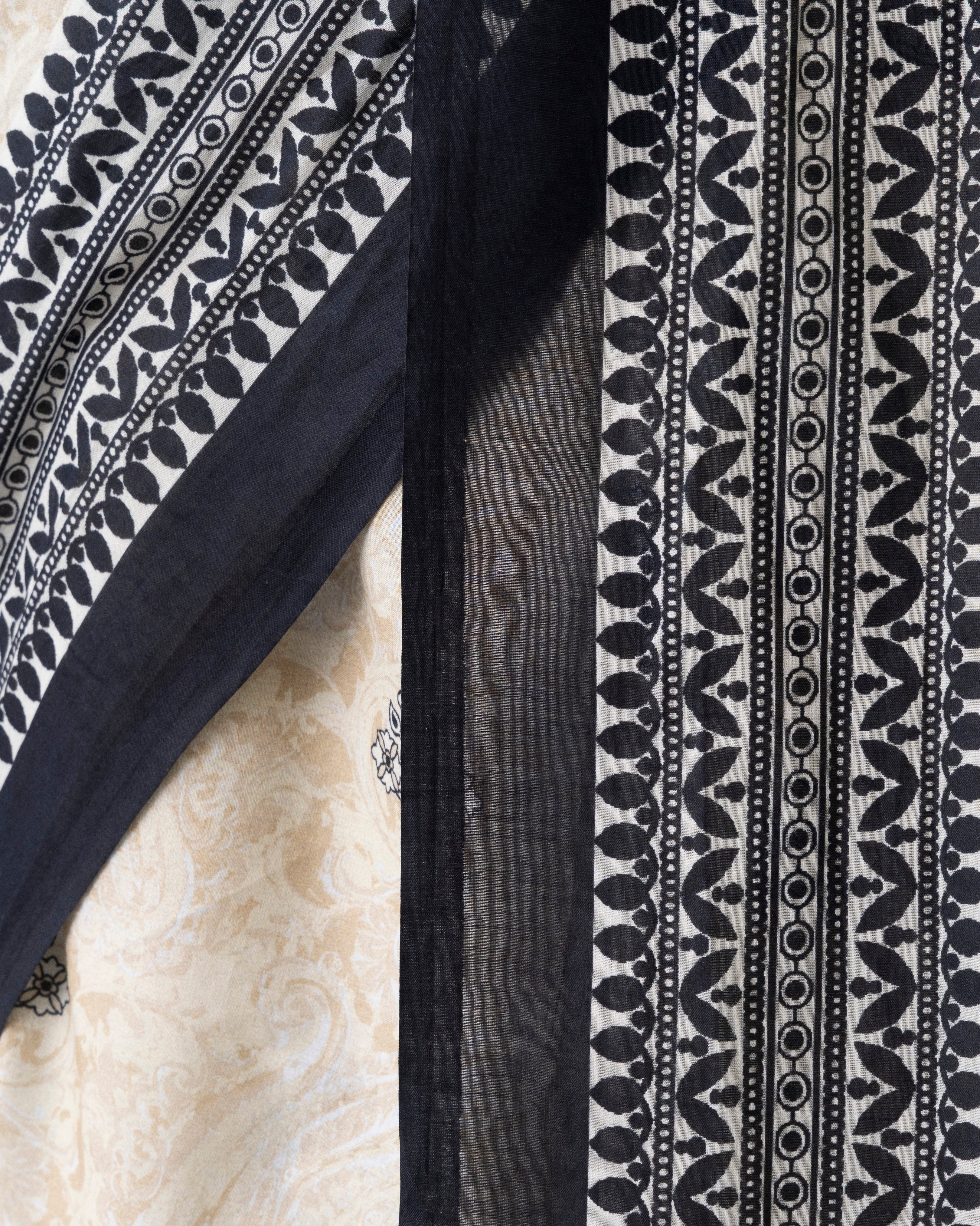 Digital Printed Cotton Saree - Image 7