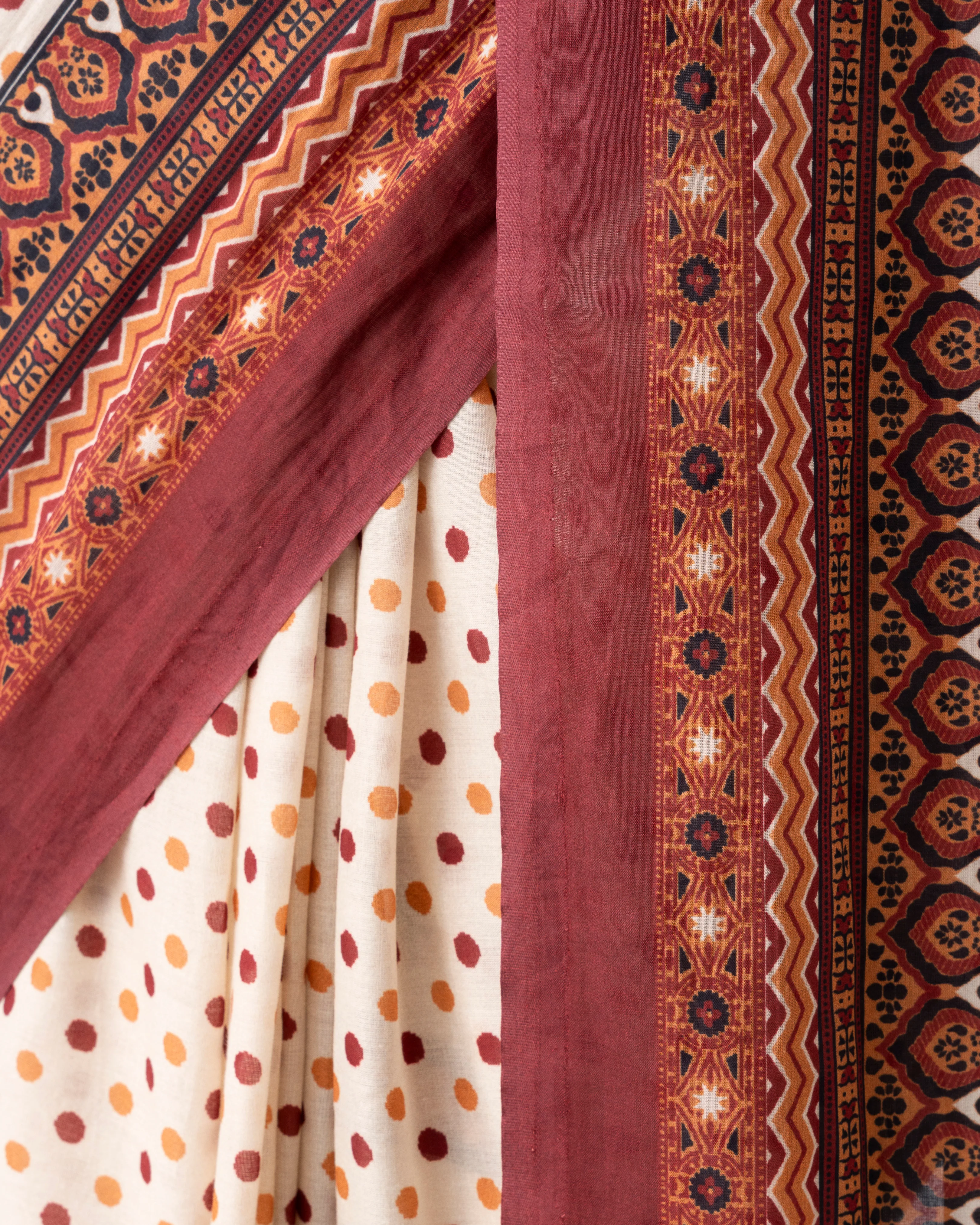 Digital Printed Cotton Saree - Image 16