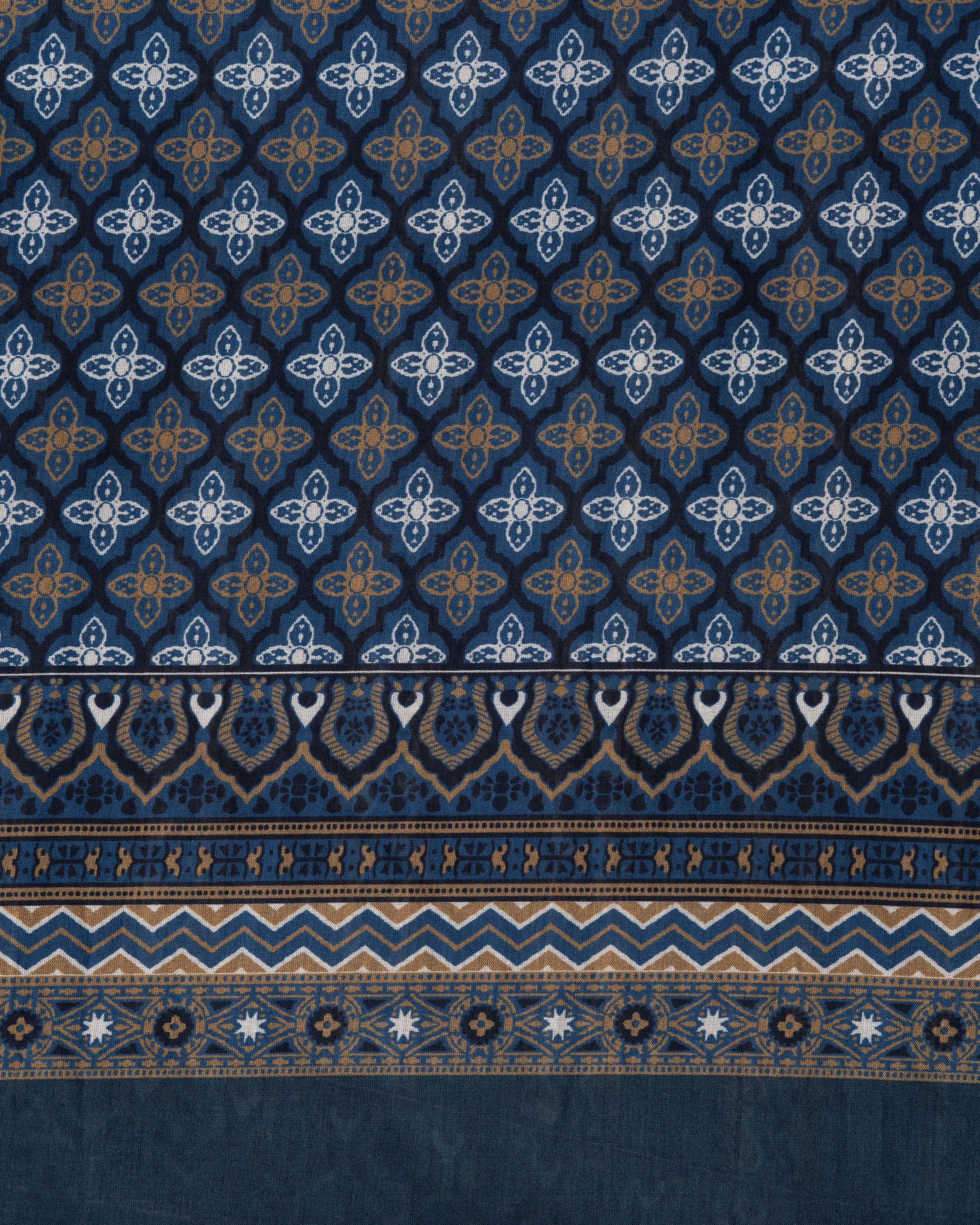 Digital Printed Cotton Saree - Image 8