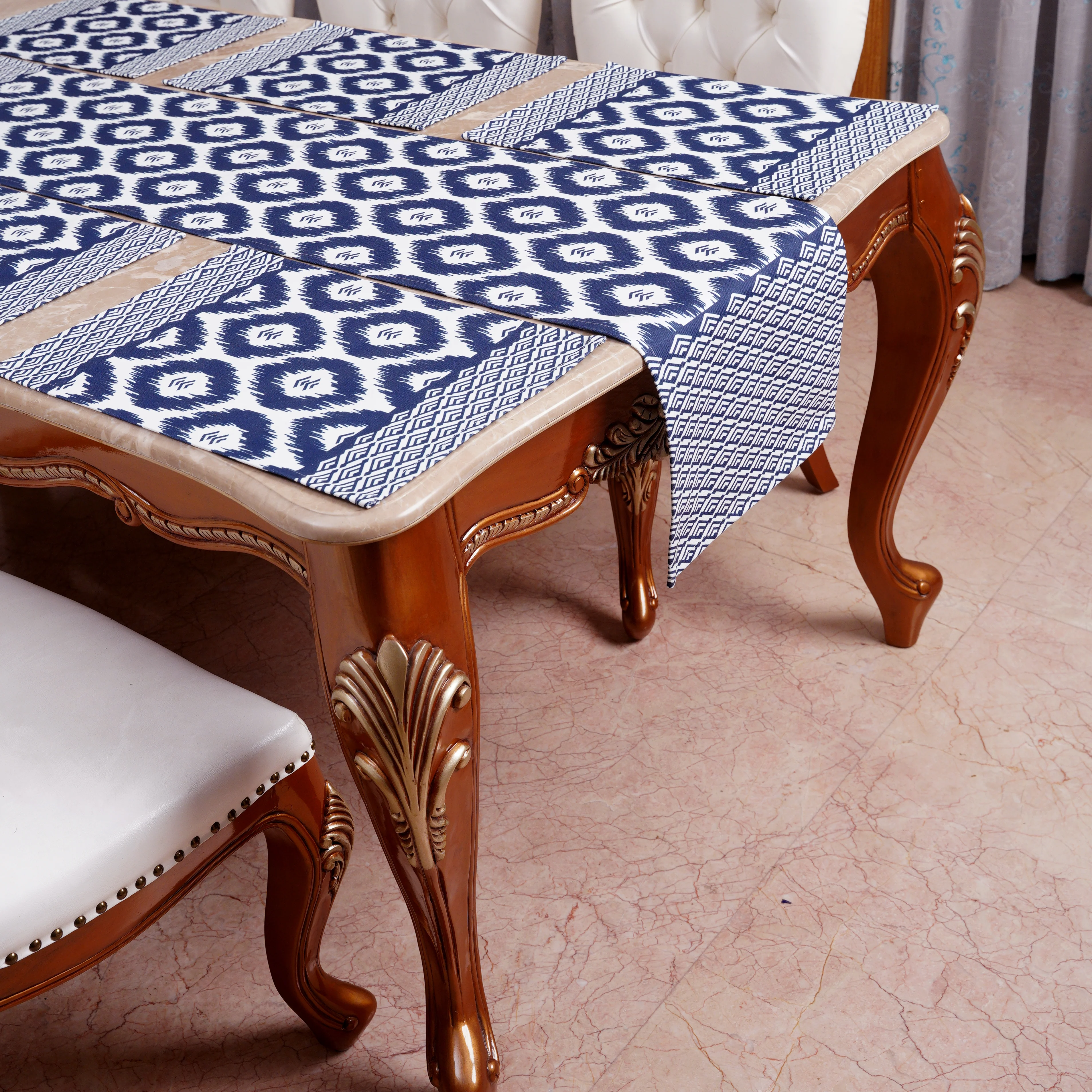 Table Mat - Navy Blue (13x19 Inch) - Image 4