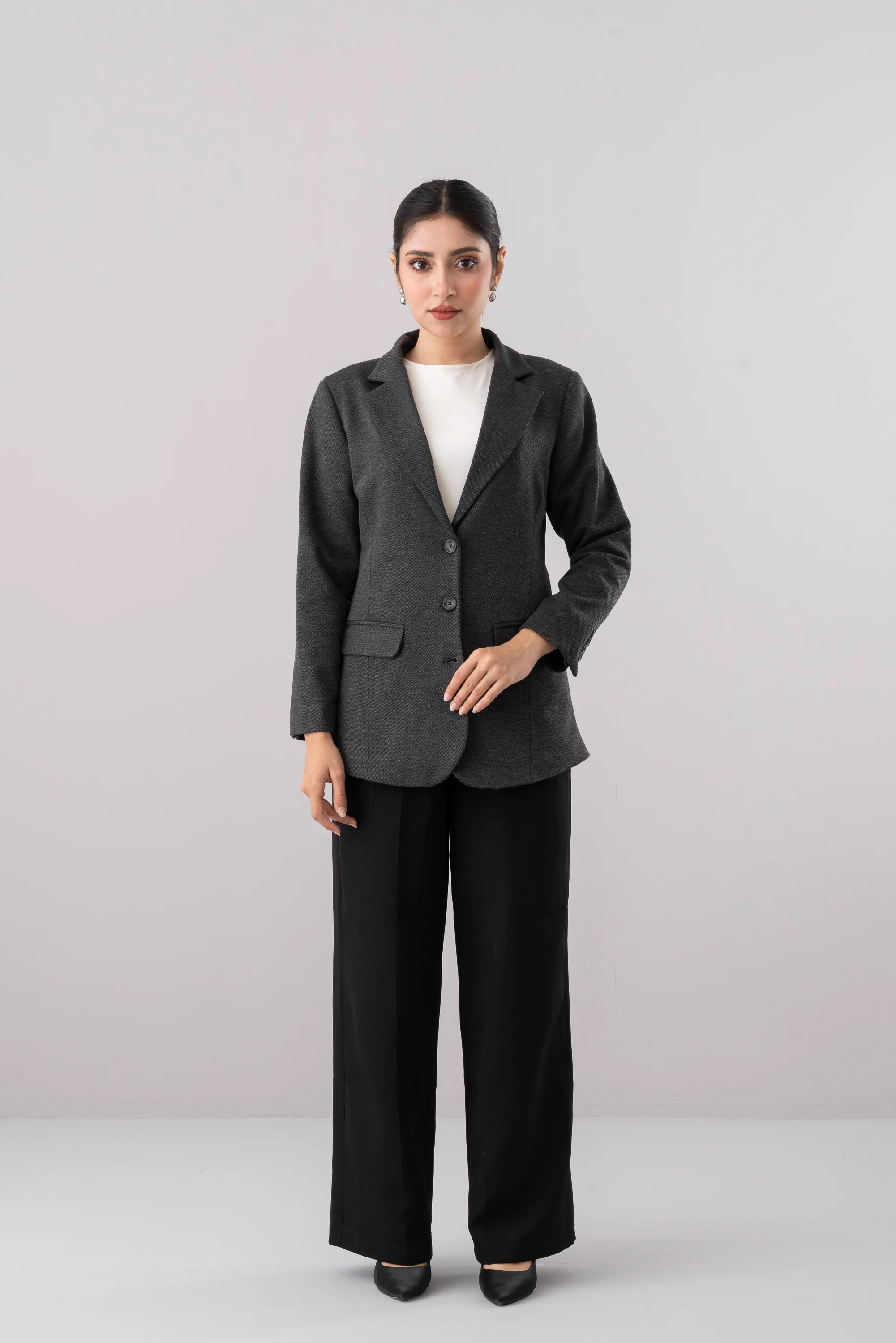 Smart Casual Knit Blazer