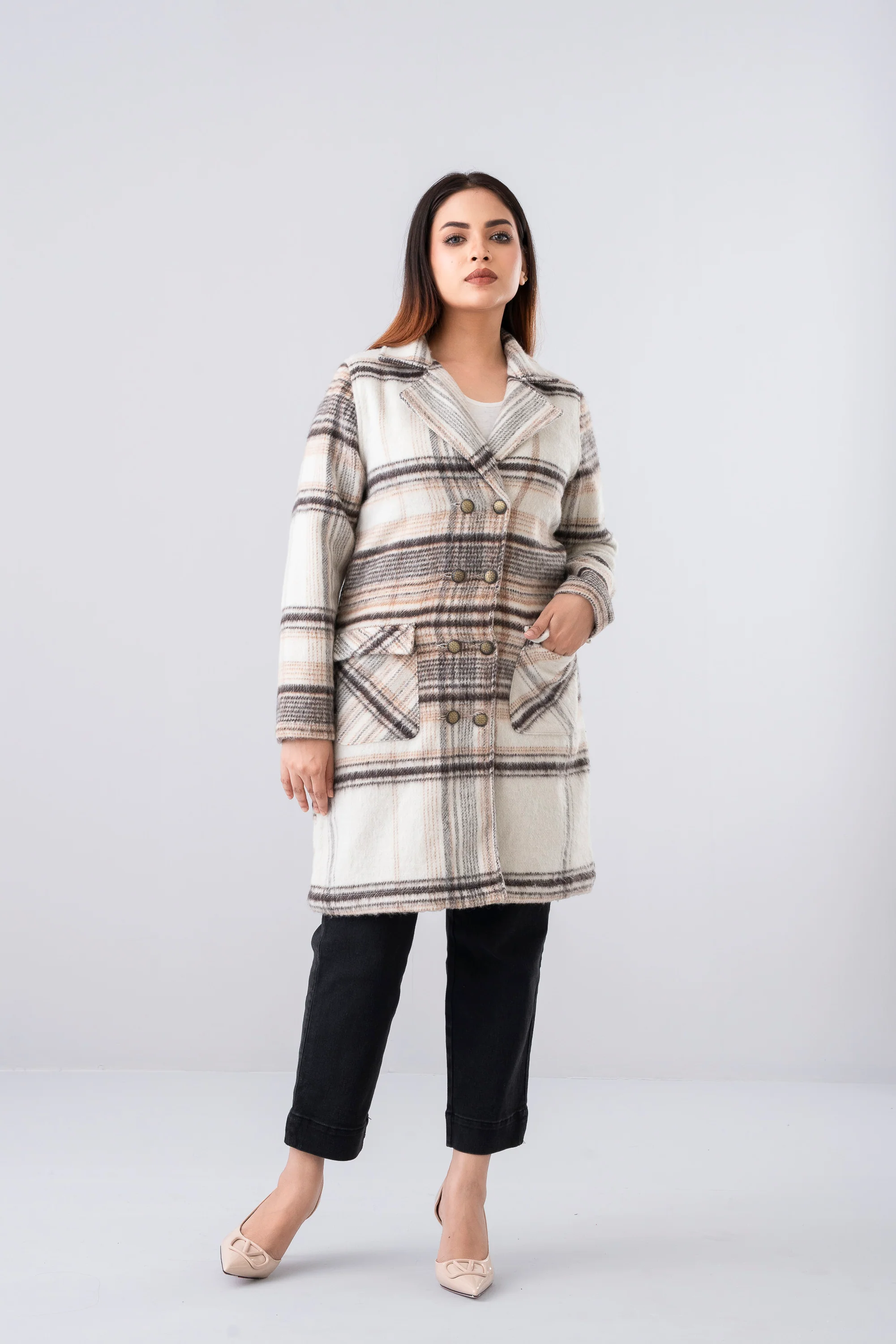 Regular Fit Double-Breasted Trench Coat