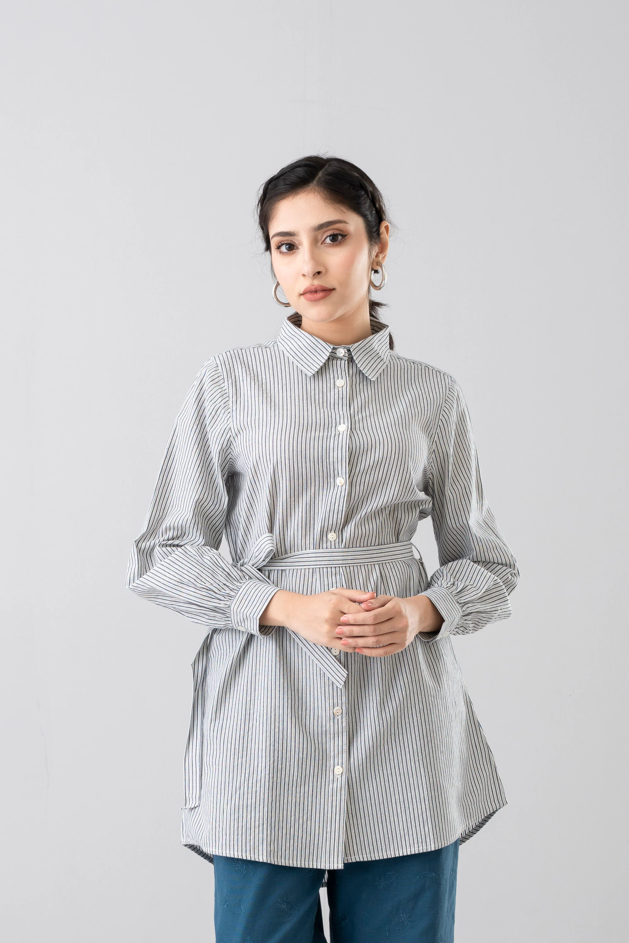 Relaxed Fit Striped Casual Shirt - Image 2