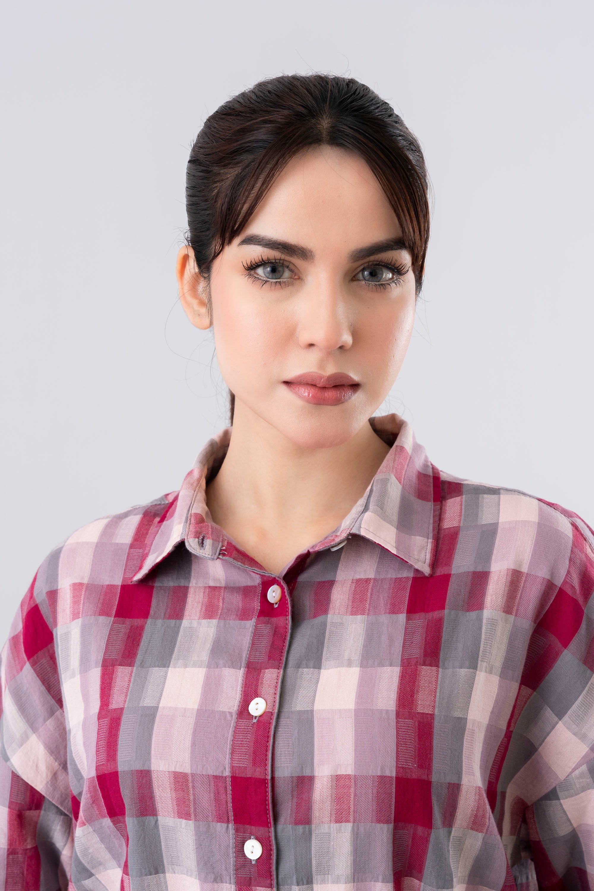 Relaxed Fit Checkered Casual Shirt - Image 5