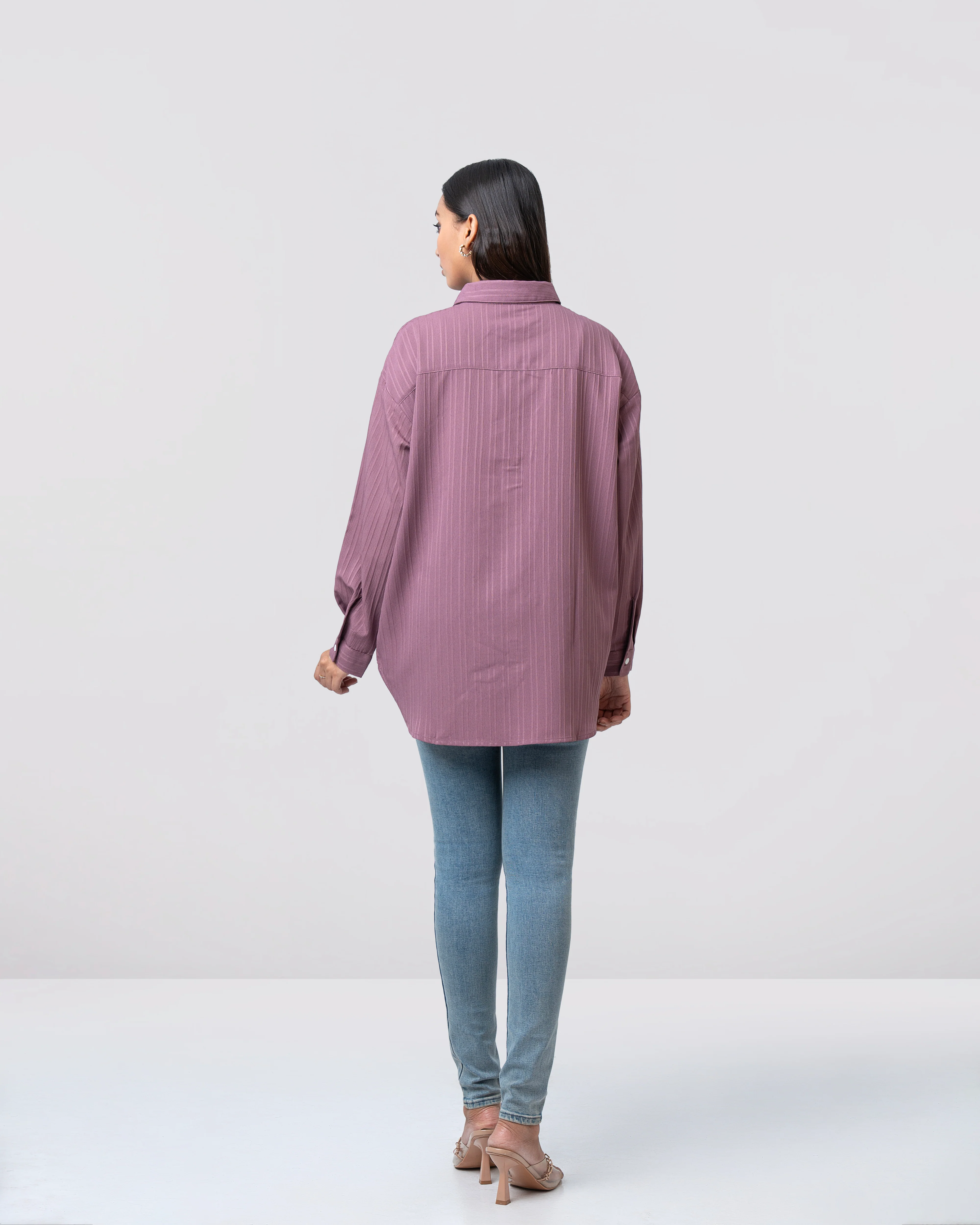 Relaxed fit Dobby textured casual shirt - Image 10