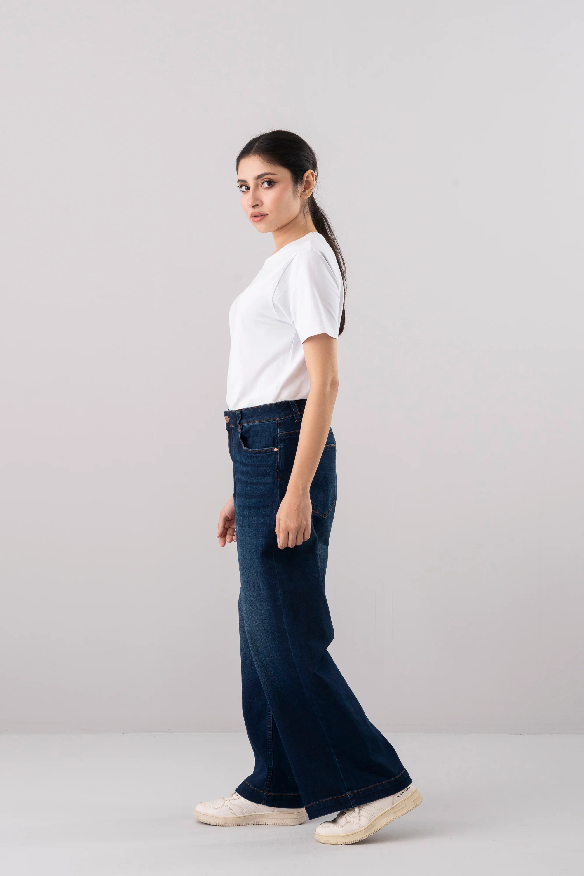 Wide Leg Indigo Denim - Image 3
