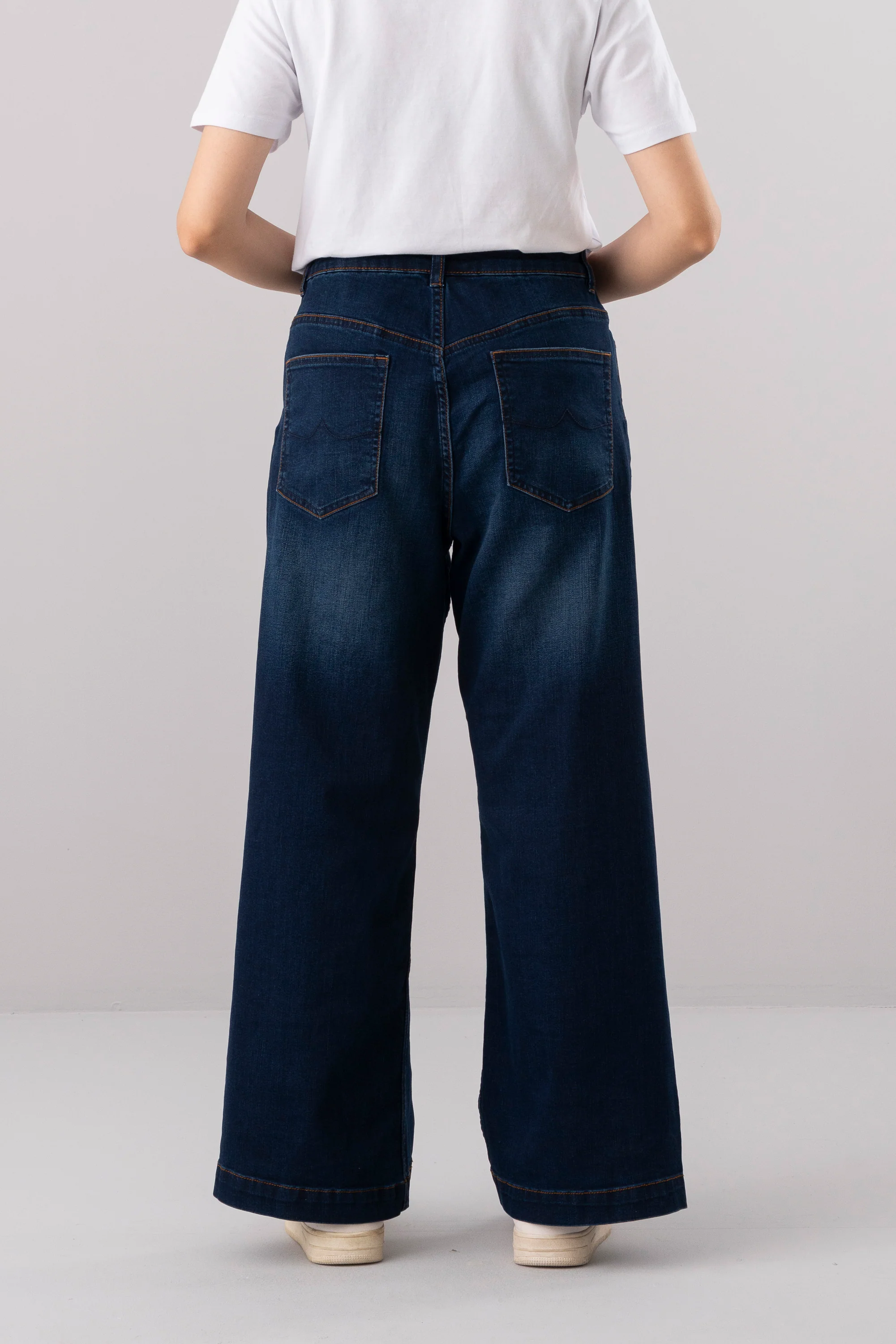 Wide Leg Indigo Denim - Image 4