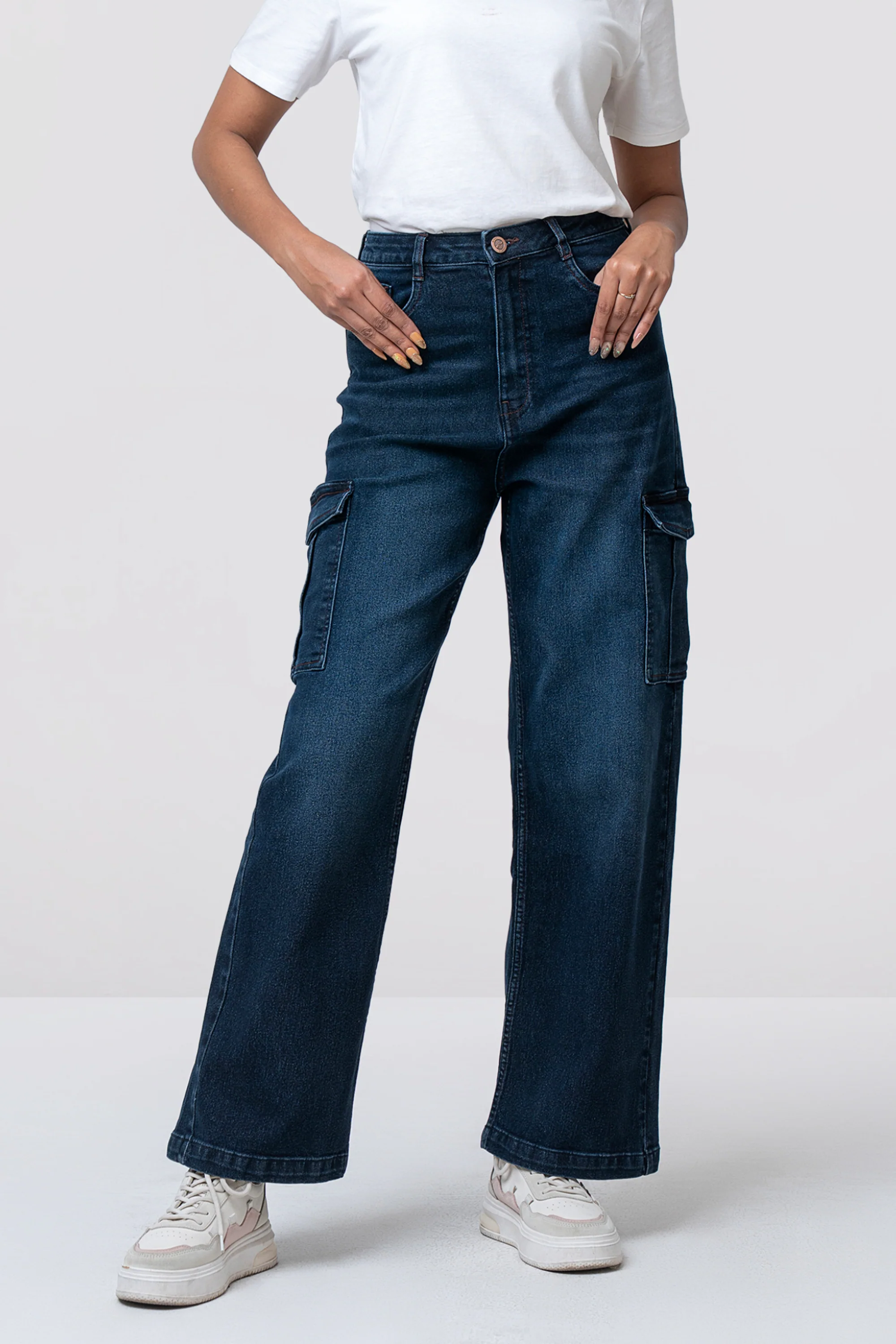 Straight Fit High-Waist Denim - Image 3