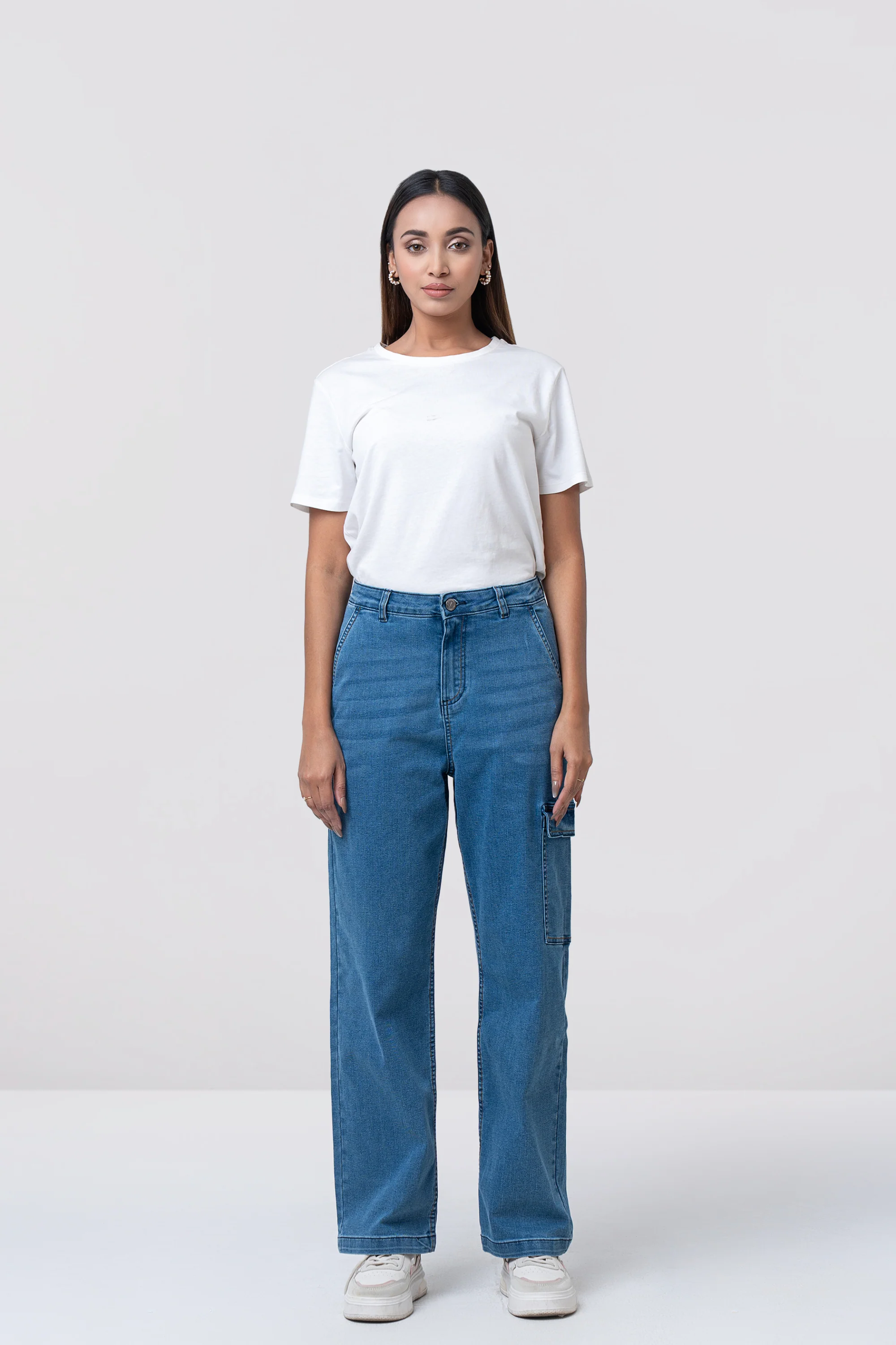 Wide-Leg High-Waist Denim - Image 2