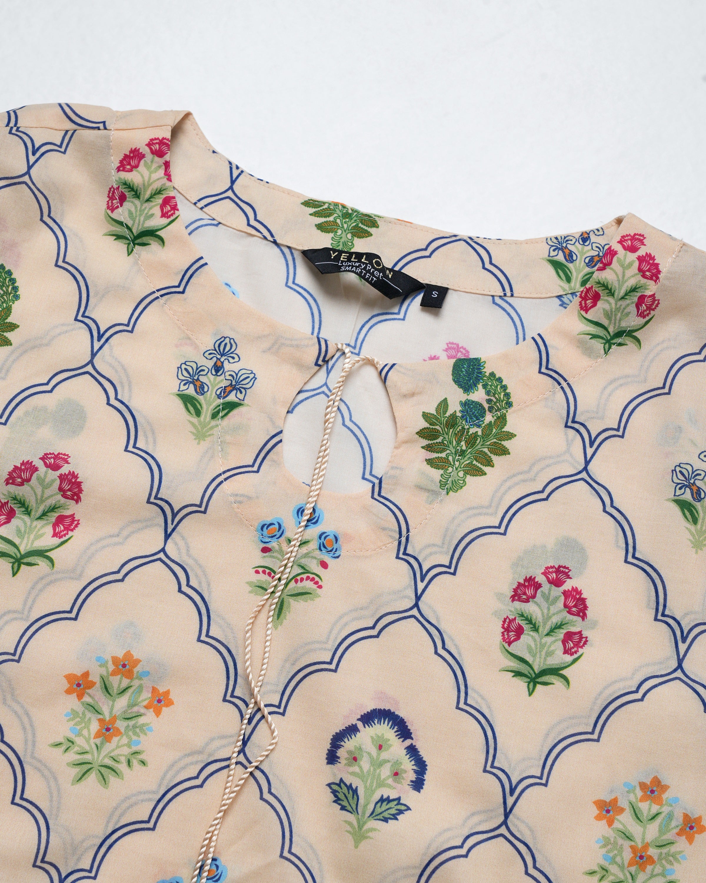 Smart Fit Printed Two-Piece Ethnic Set - Image 14
