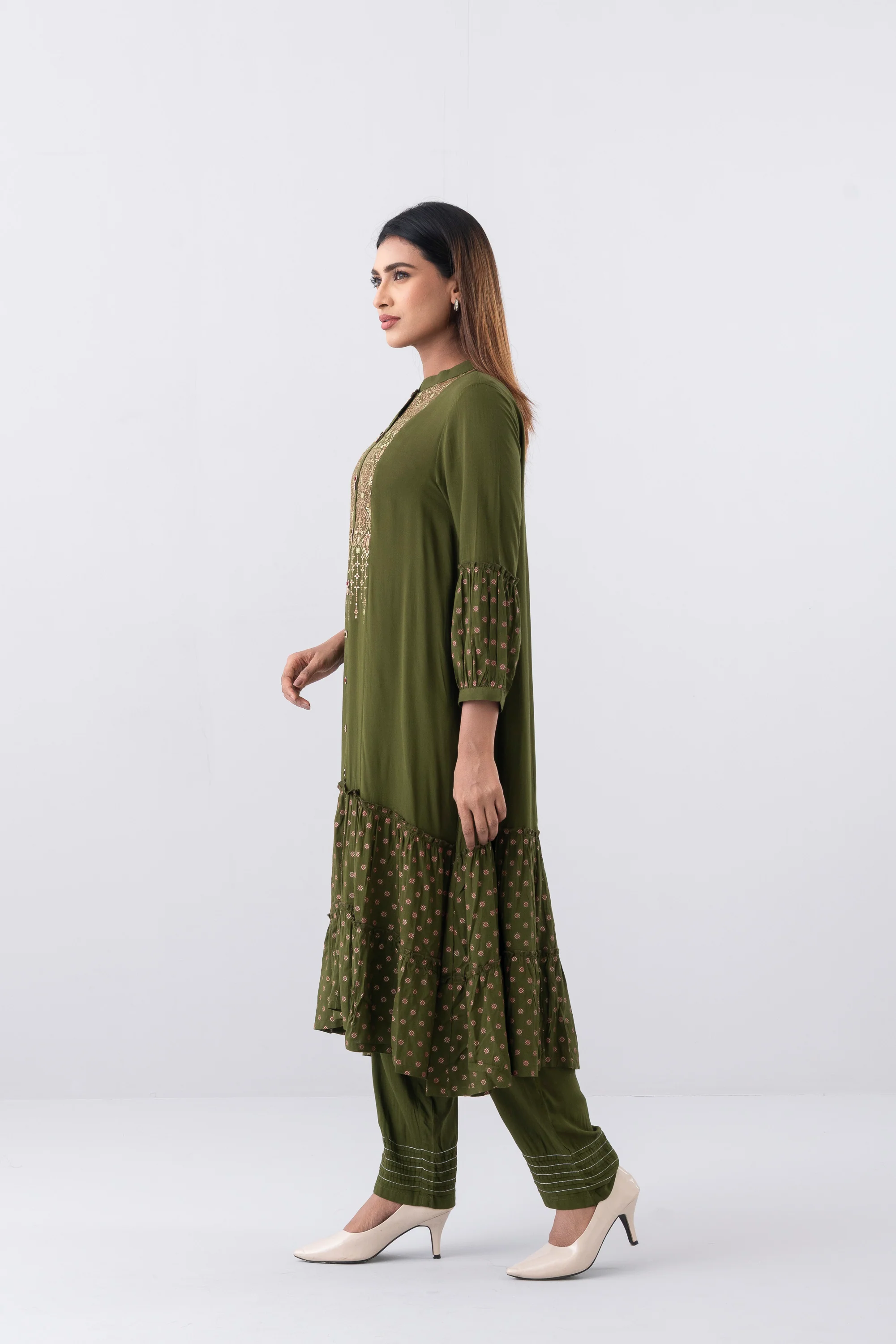 Smart Fit Two-Piece Ethnic Set - Image 3