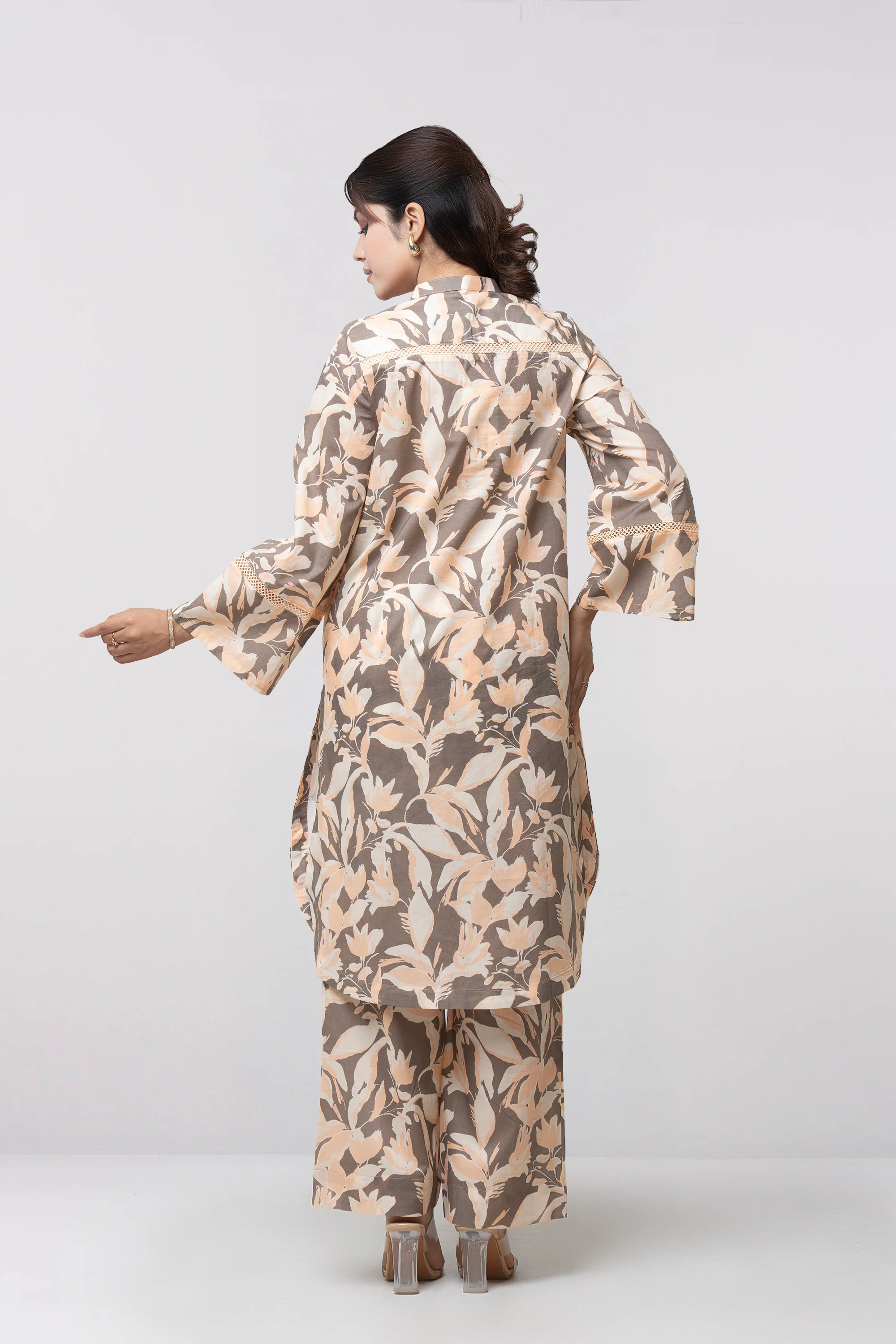 Smart Fit Printed Two-Piece Ethnic Set - Image 3