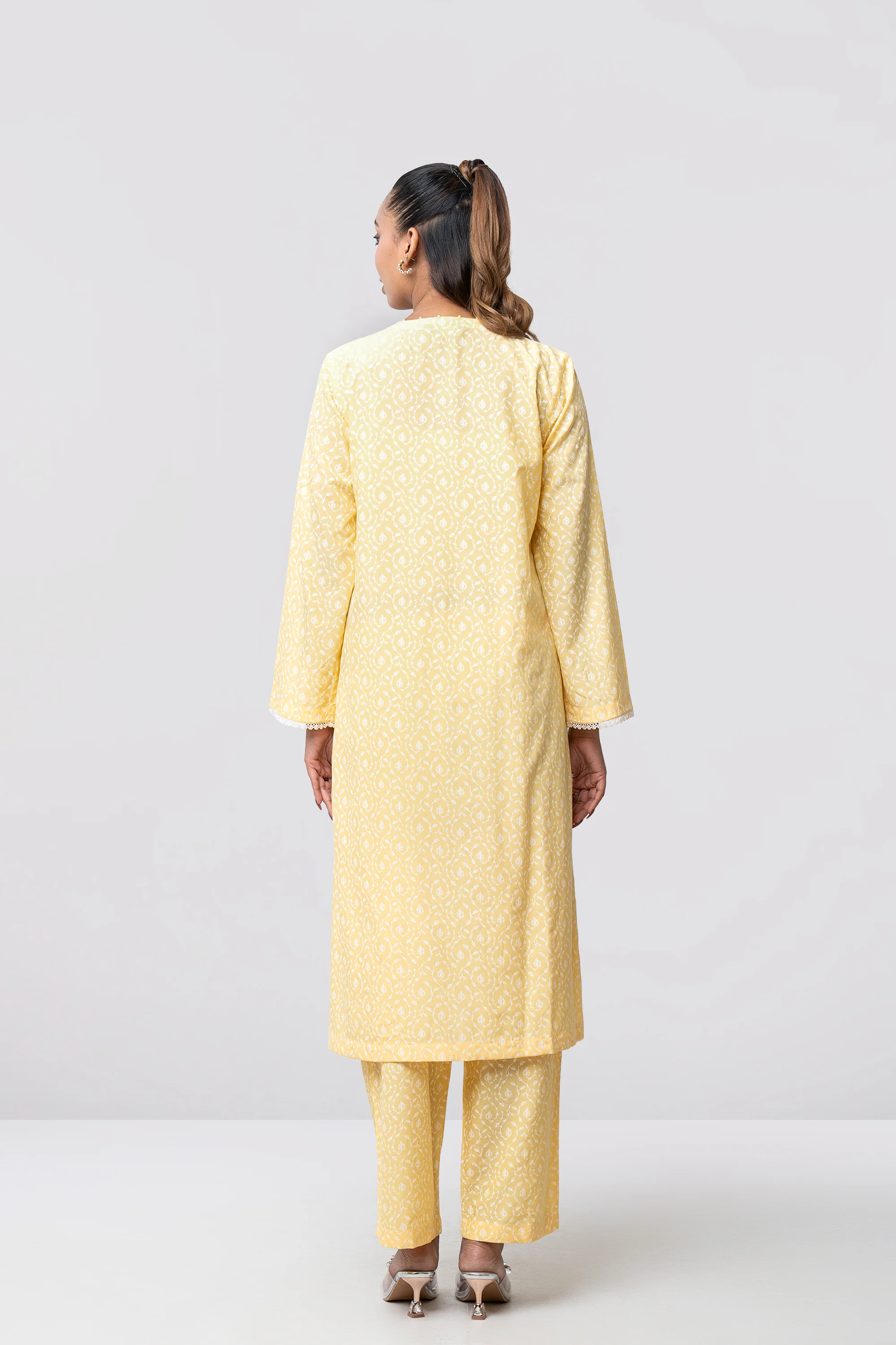 Smart Fit Printed Two-Piece Ethnic Set - Image 11