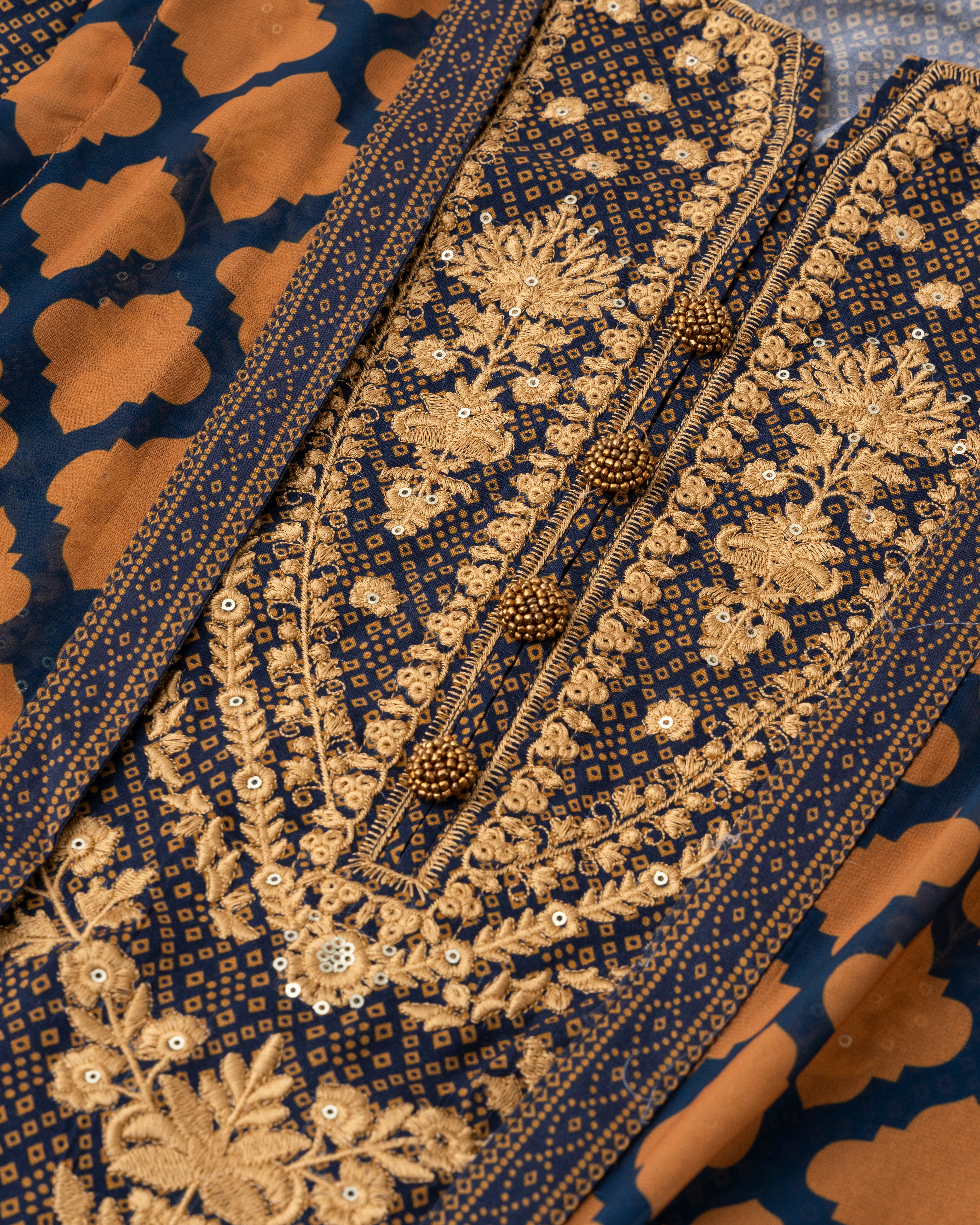Smart Fit Embroidered Two-Piece Ethnic Set - Image 6